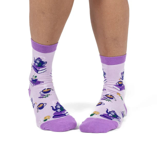 Sock it to Me - You Are Just My Cup of Tea - Crew Socks