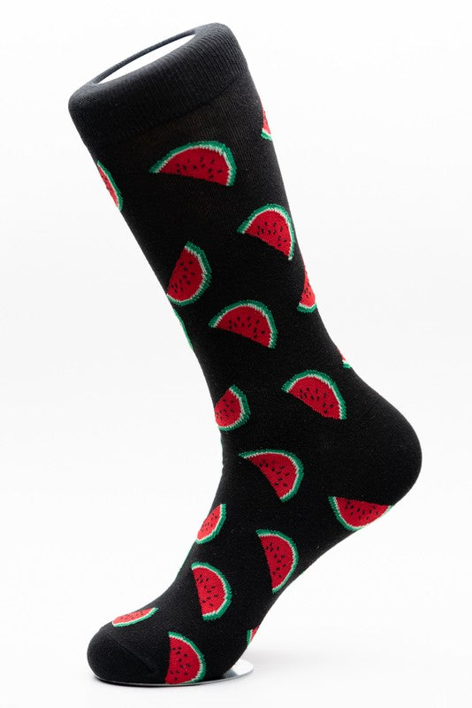 moJJa - Men's - WATERMELON Crew Socks