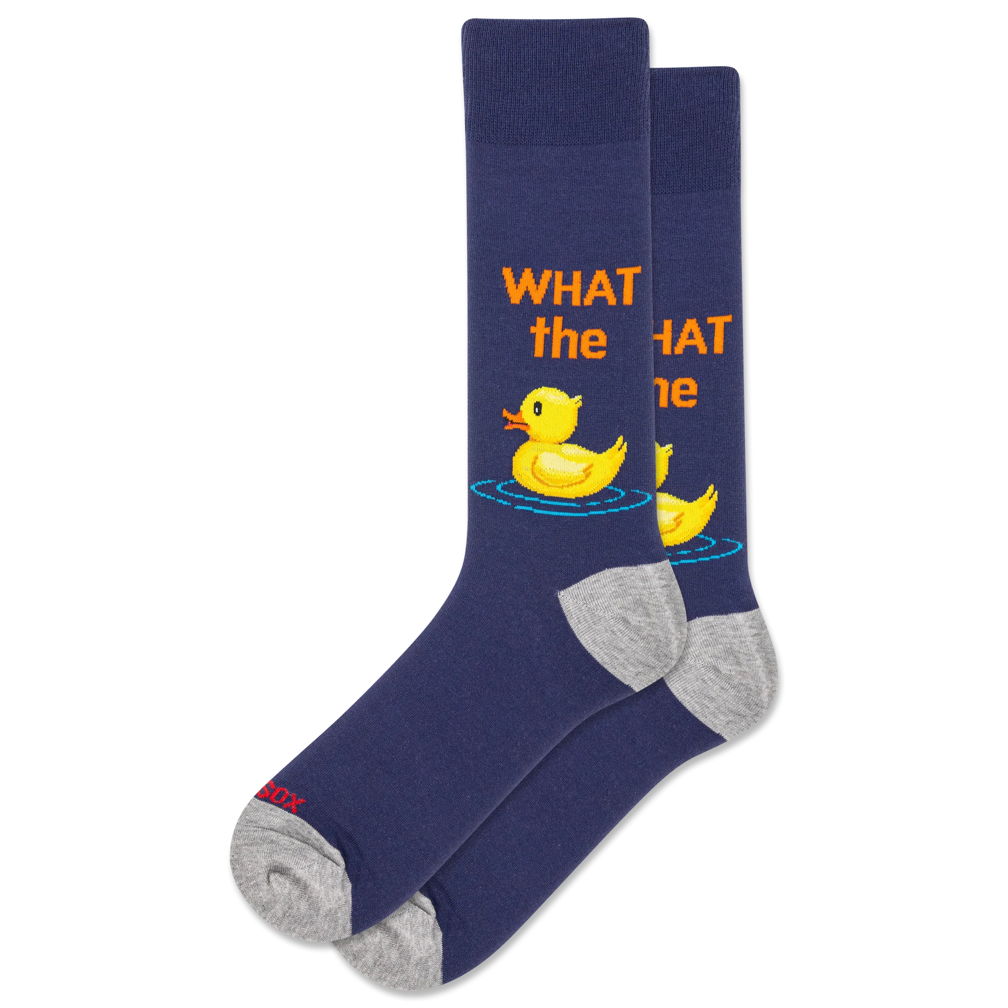 Hot Sox - Men - Animals -  WHAT THE DUCK Crew Socks
