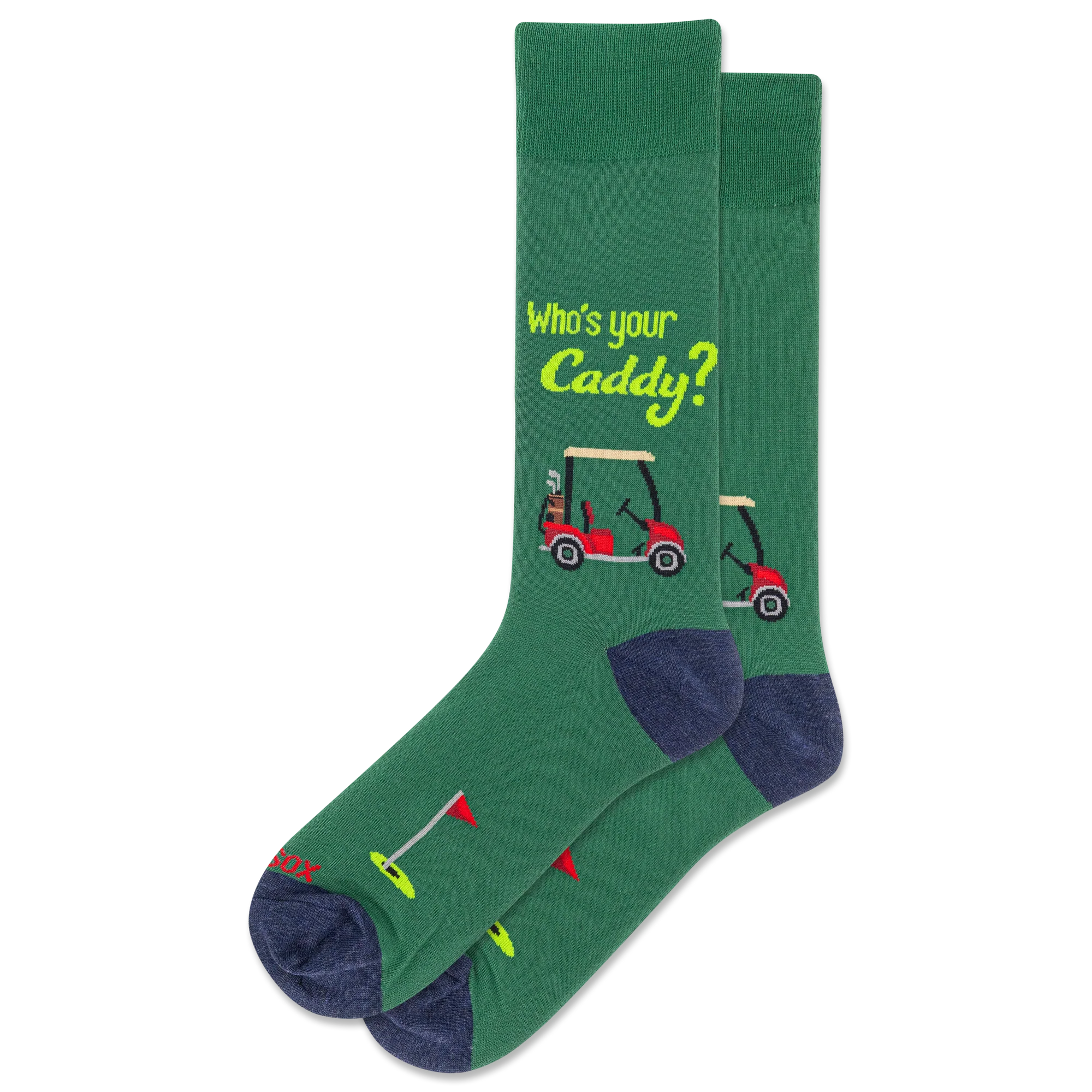 Hot Sox - Men - WHO'S YOUR CADDY? Crew Socks