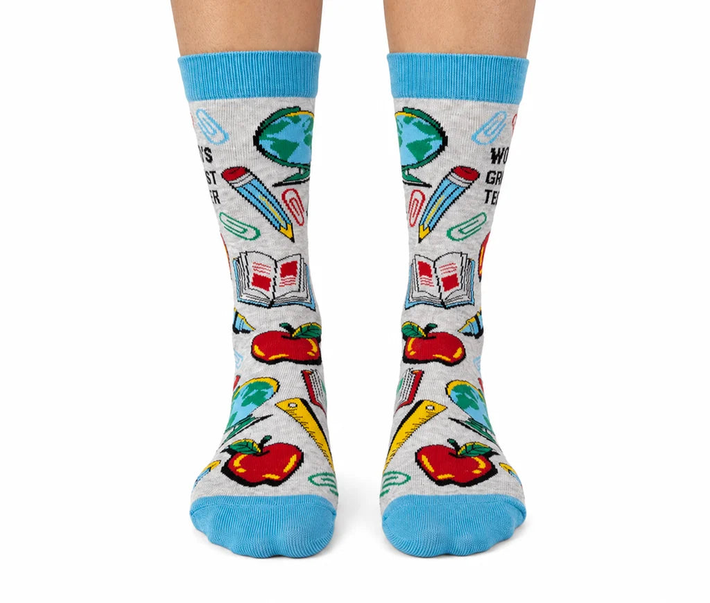 Uptown Sox - Women's -  TEACHER'S PET 2.0 Socks for HER