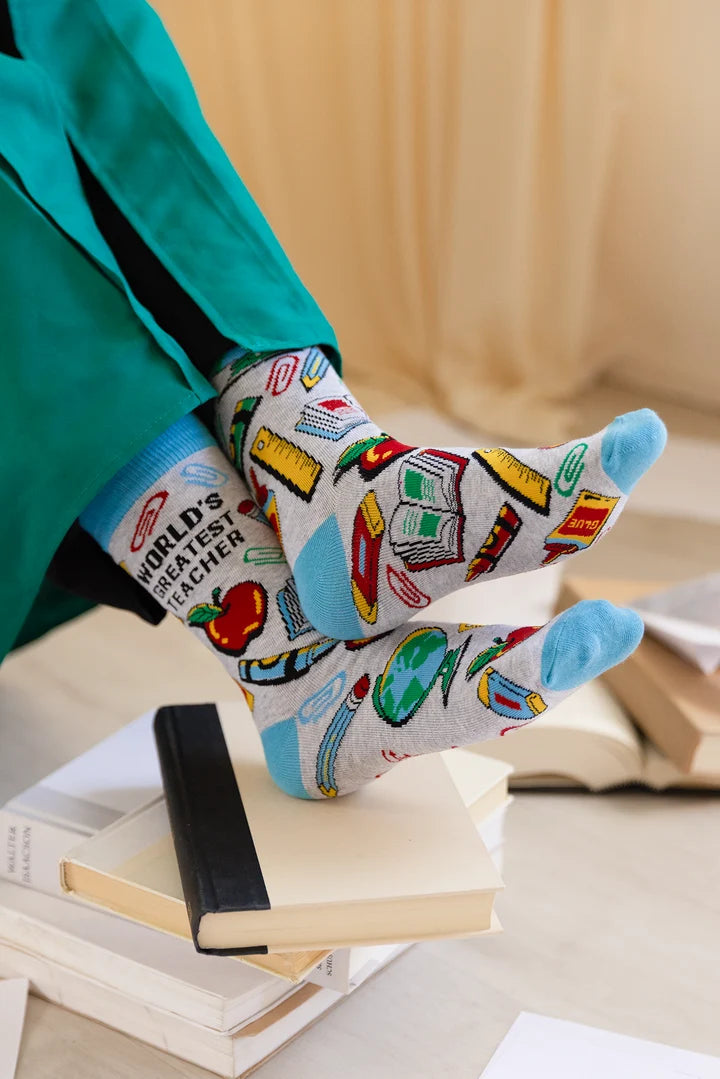 Uptown Sox - Women's -  TEACHER'S PET 2.0 Socks for HER