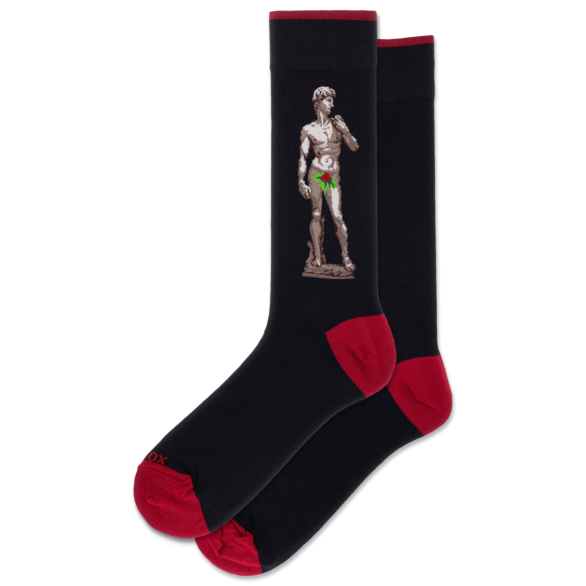 Hot Sox - Men - Artist Series - Xmas DAVID Crew Socks