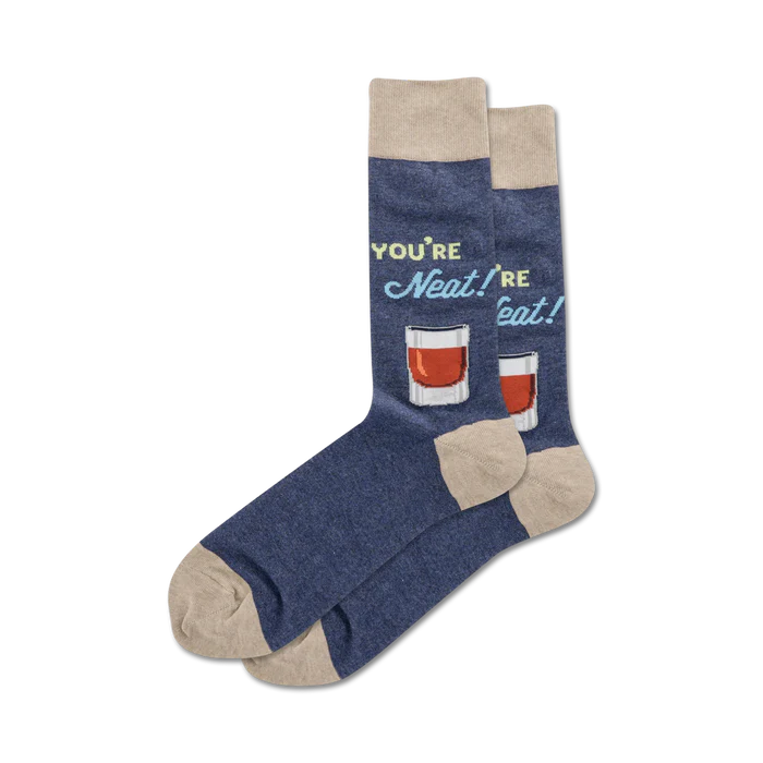 Hot Sox - Men - YOU'RE NEAT! Crew Socks