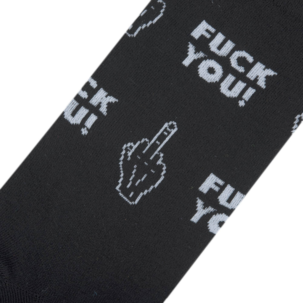 Crazy Socks - Crazy Socks - Mens Crew - Fuck You