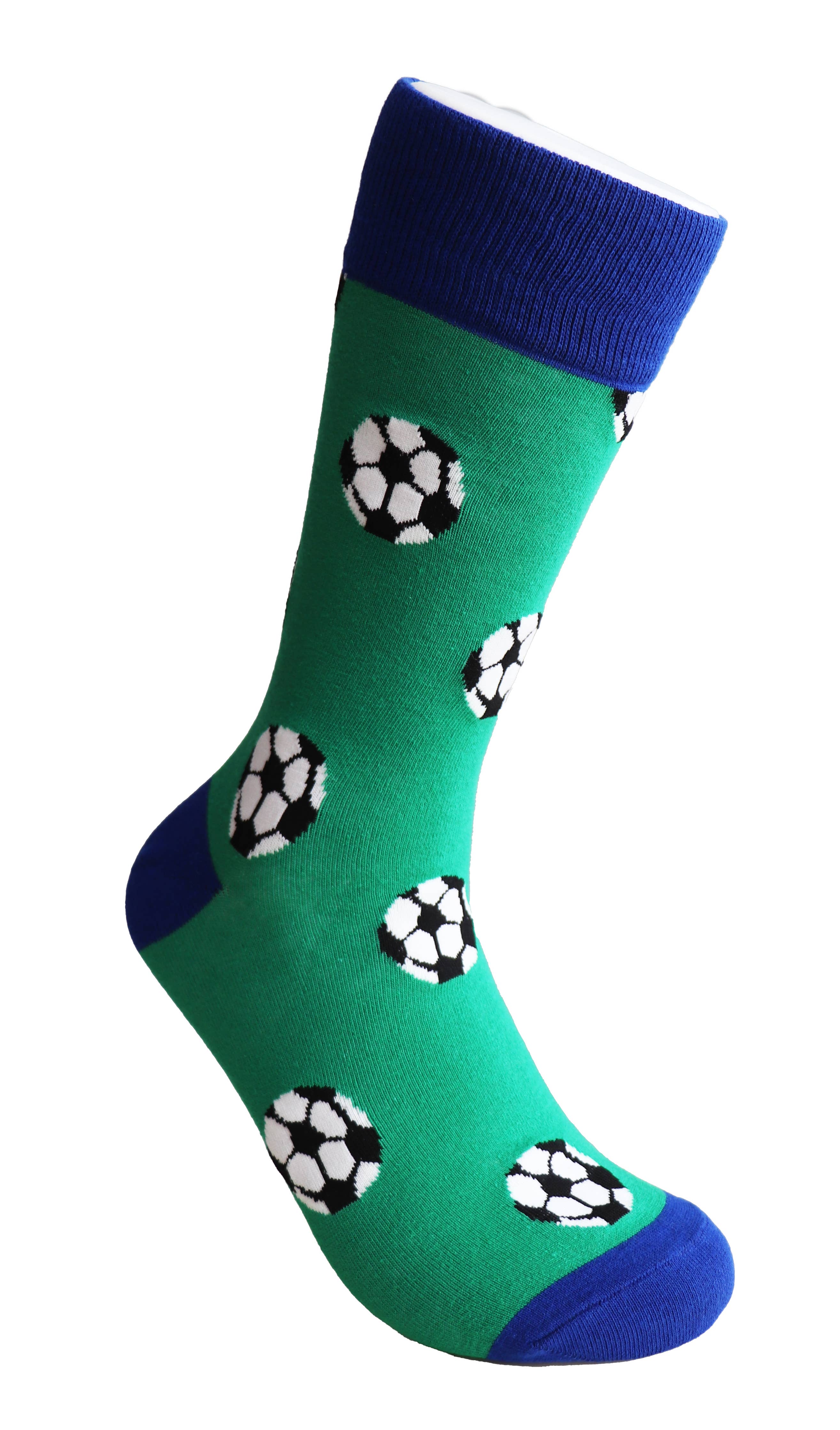 SoXcellent - Soccer Sport Unisex Fun Crew Novelty Funny Socks - S