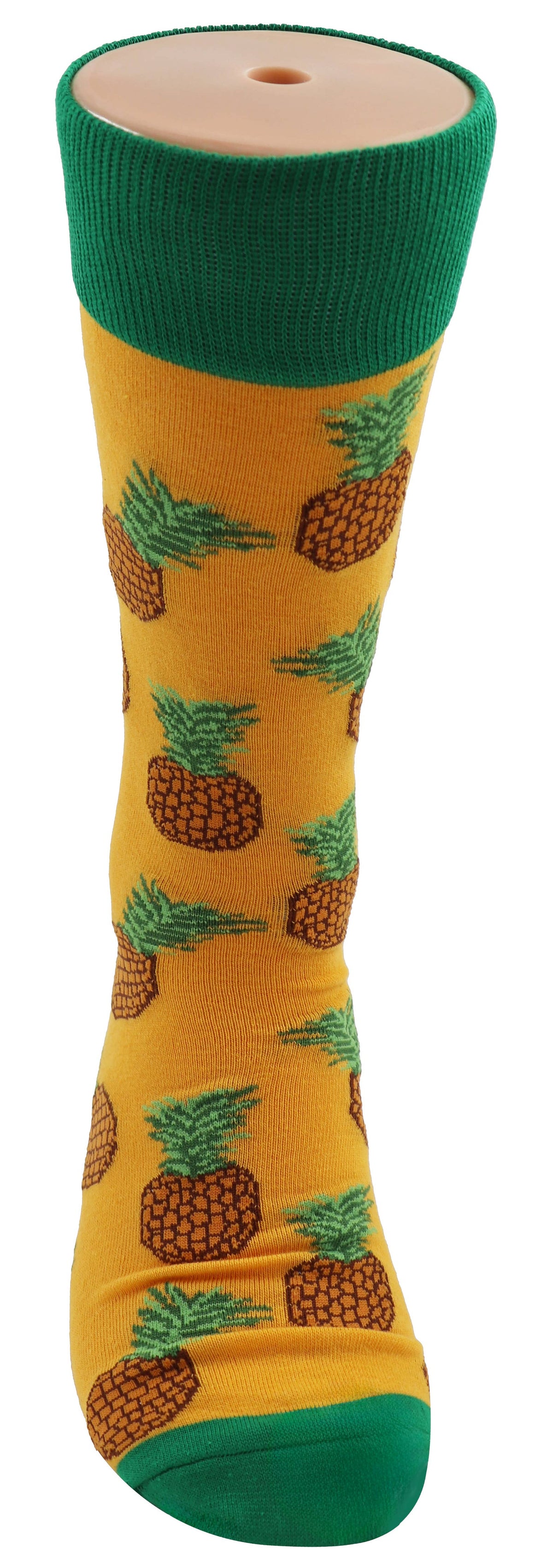 SoXcellent - Pineapple Unisex Novelty Socks - M - Yellow