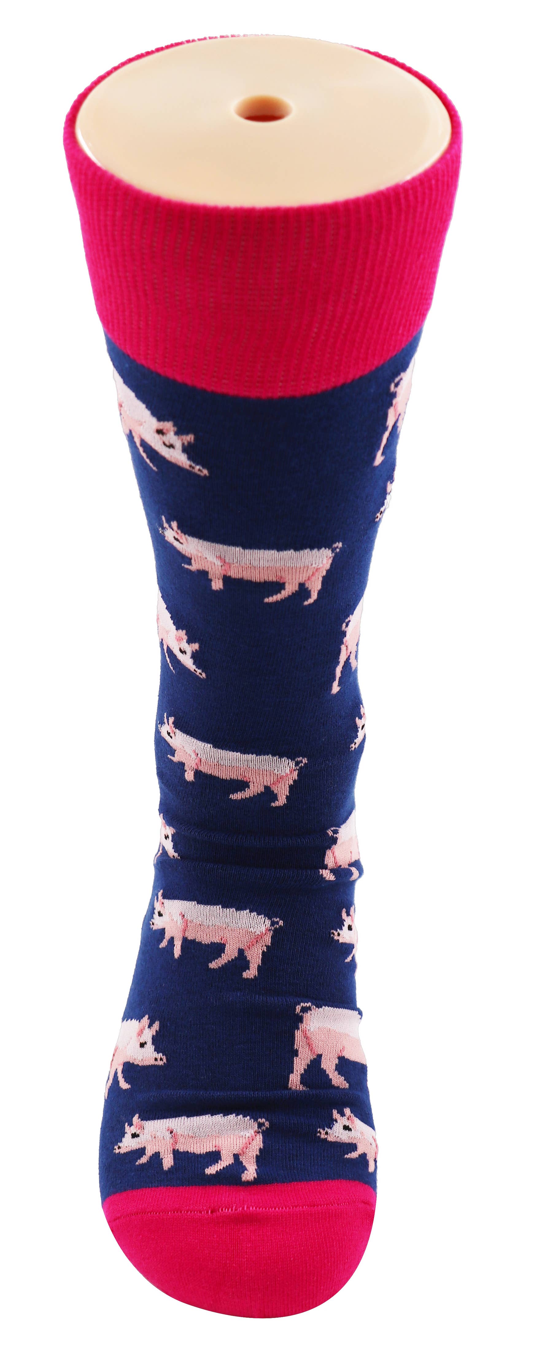 SoXcellent - Pig Animal Unisex Fun Dress Casual Pattern Funny Socks
