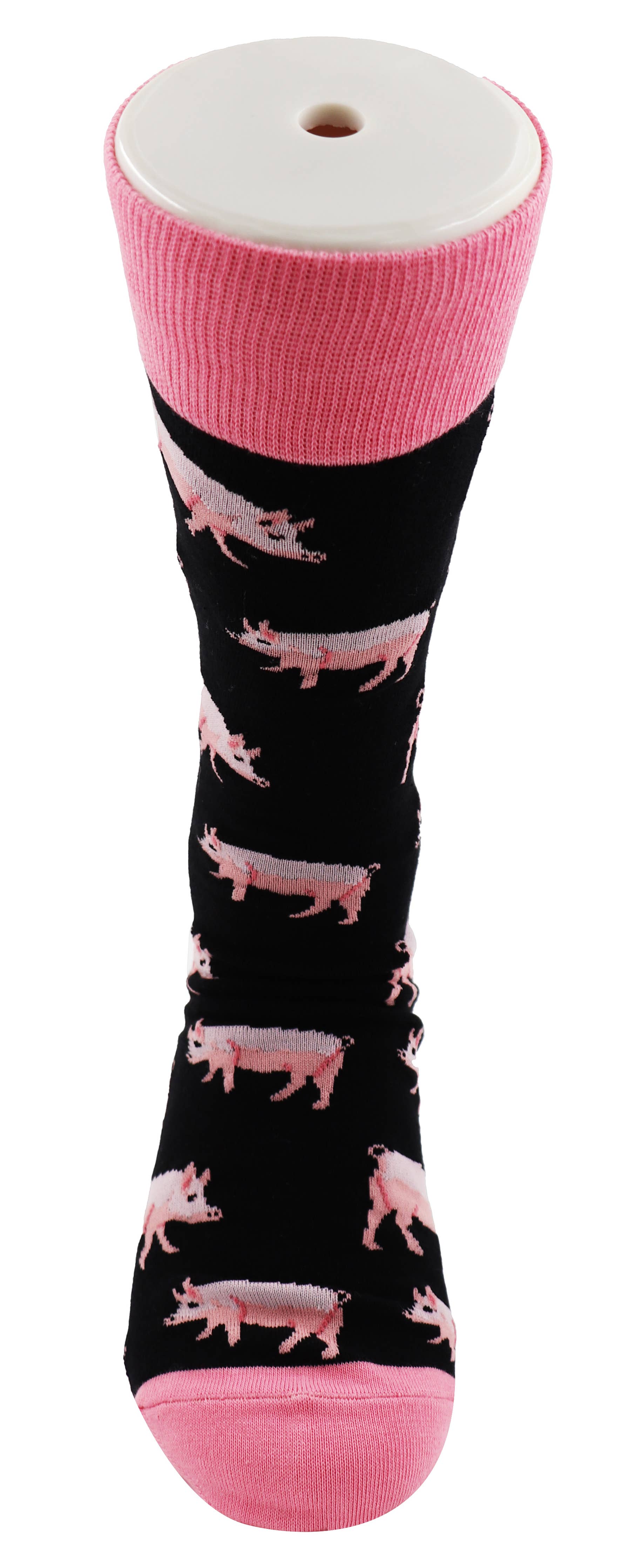 SoXcellent - Pig Animal Unisex Fun Dress Casual Pattern Funny Socks