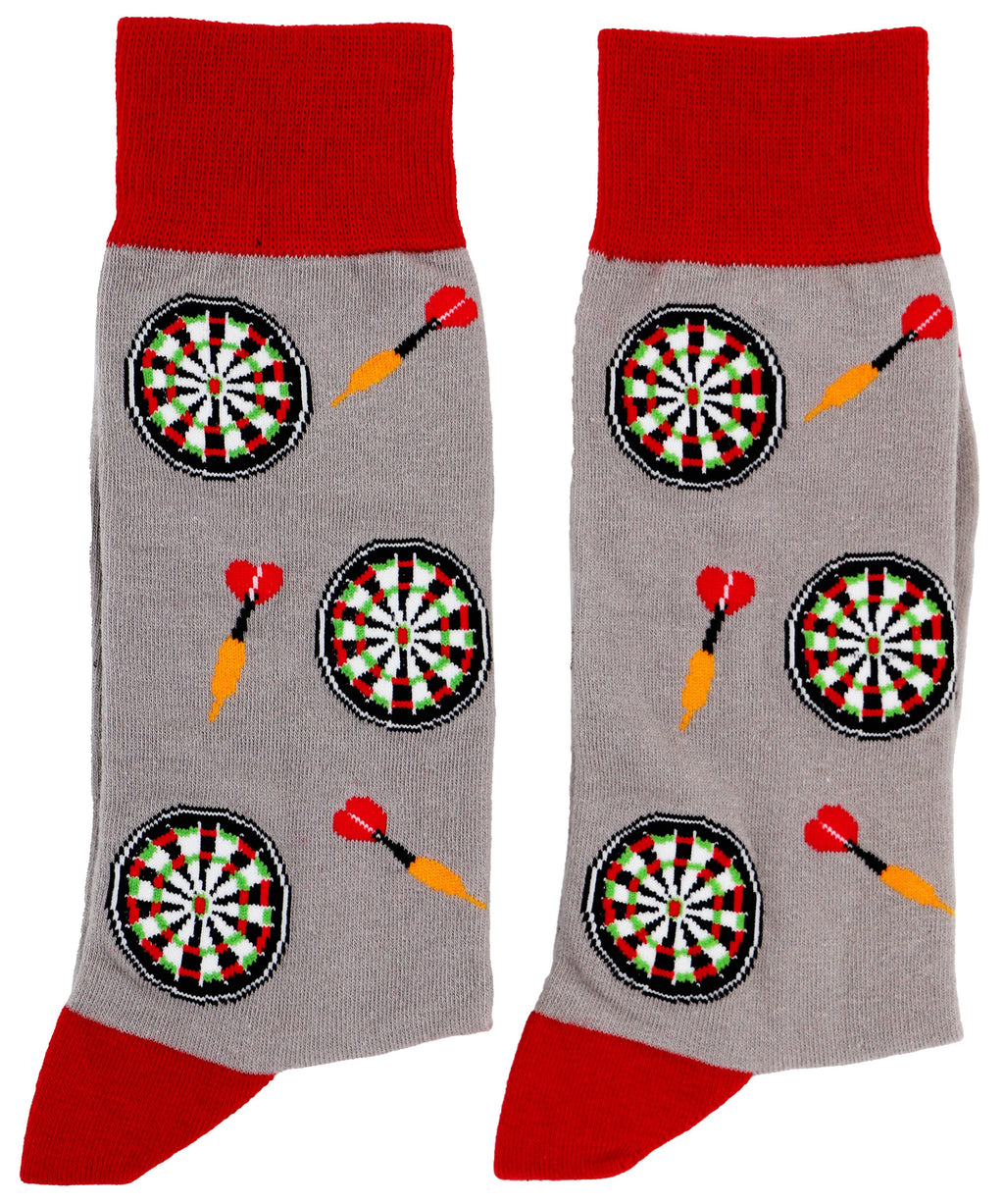 SoXcellent - Dart Board Tip Unisex Fun Dress Casual Pattern Funny Socks