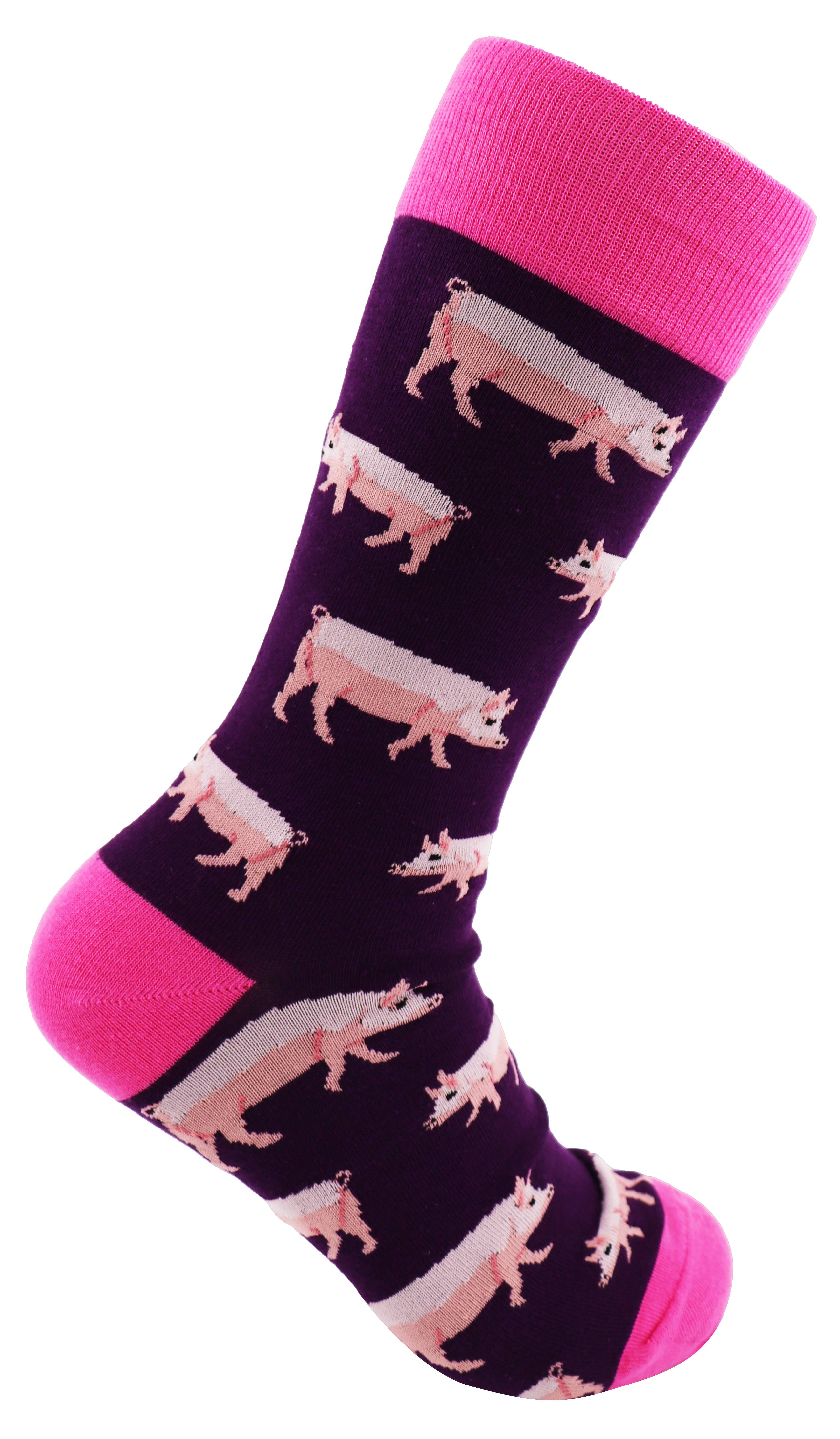 SoXcellent - Pig Animal Unisex Fun Dress Casual Pattern Funny Socks