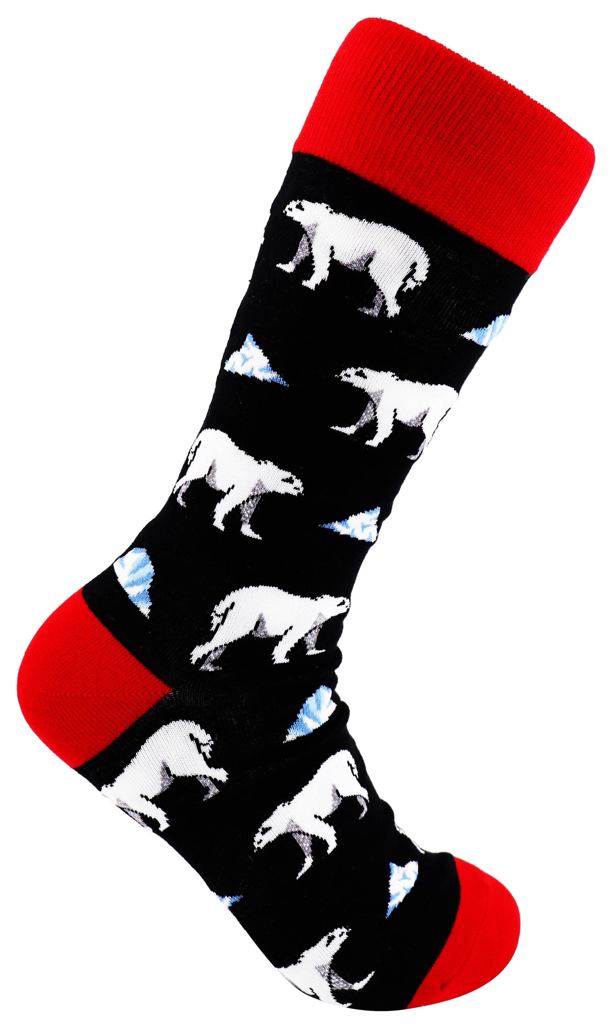 SoXcellent - Polar Bear Animal Unisex Fun Casual Pattern Funny Socks - M