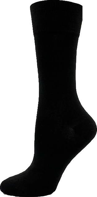 KEY - Diabetic Wellness - Women's - non-Elastic - Plain Ribbed Top - Crew Socks-Bamboo (Copy)