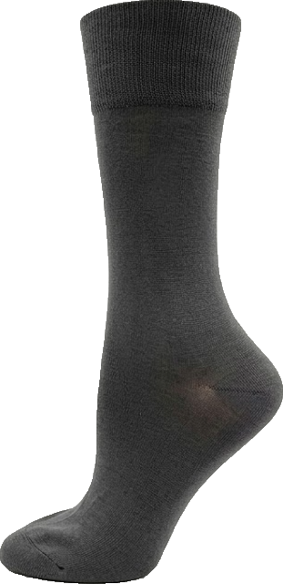 KEY - Diabetic Wellness - Women's - non-Elastic - Plain Crew Socks-Bamboo