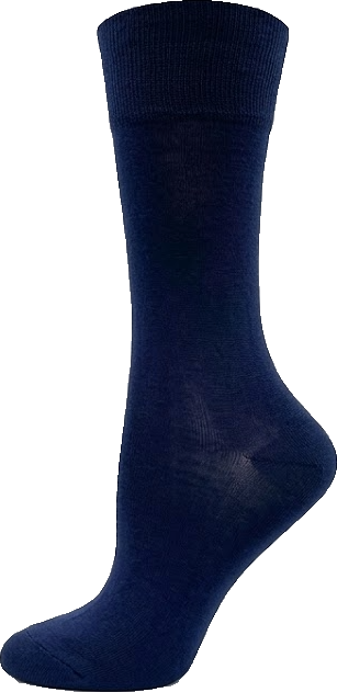 KEY - Diabetic Wellness - Women's - non-Elastic - Plain Ribbed Top - Crew Socks-Bamboo (Copy)