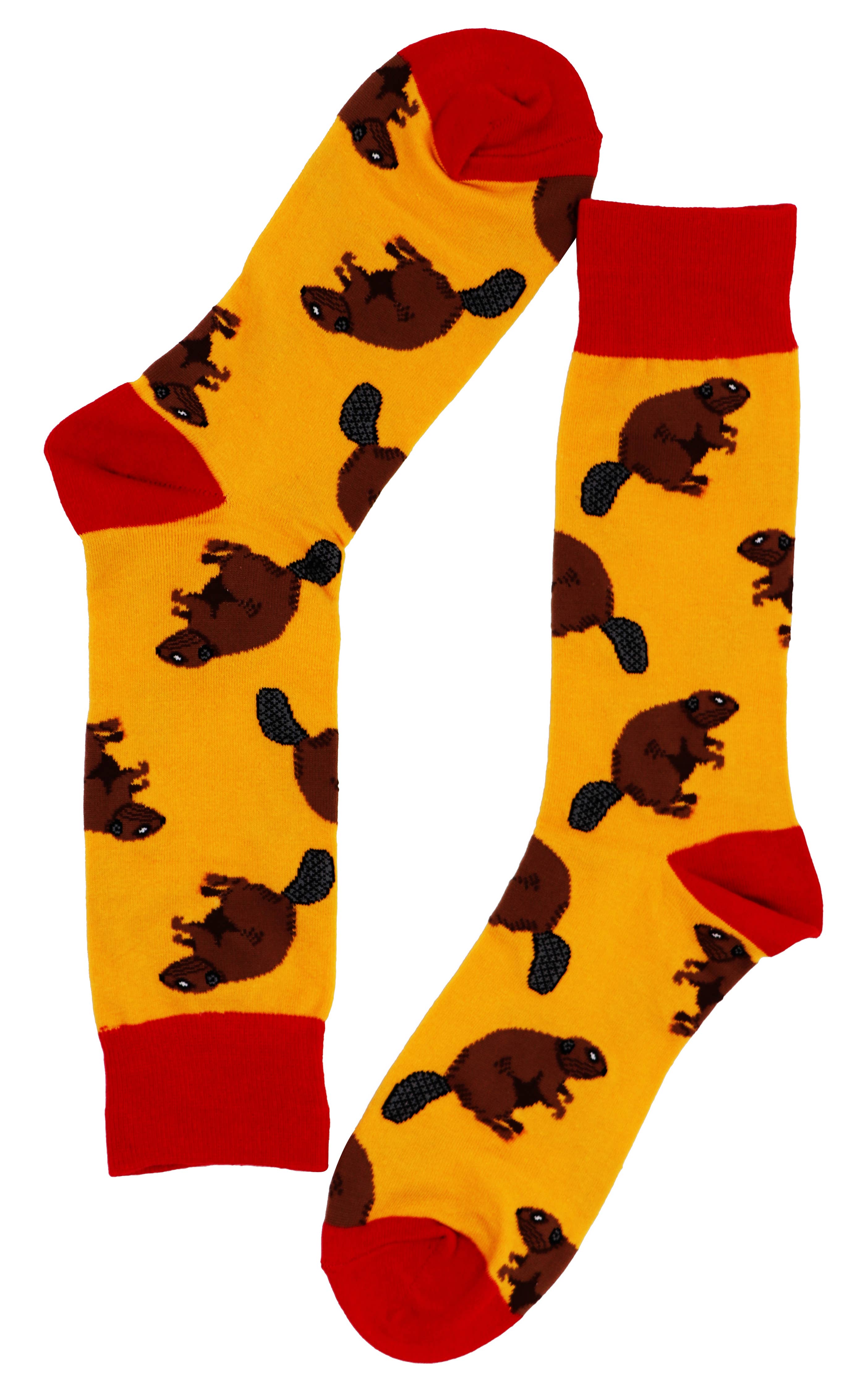 SoXcellent - Beaver Animal Unisex Fun Crew Novelty Funny Socks