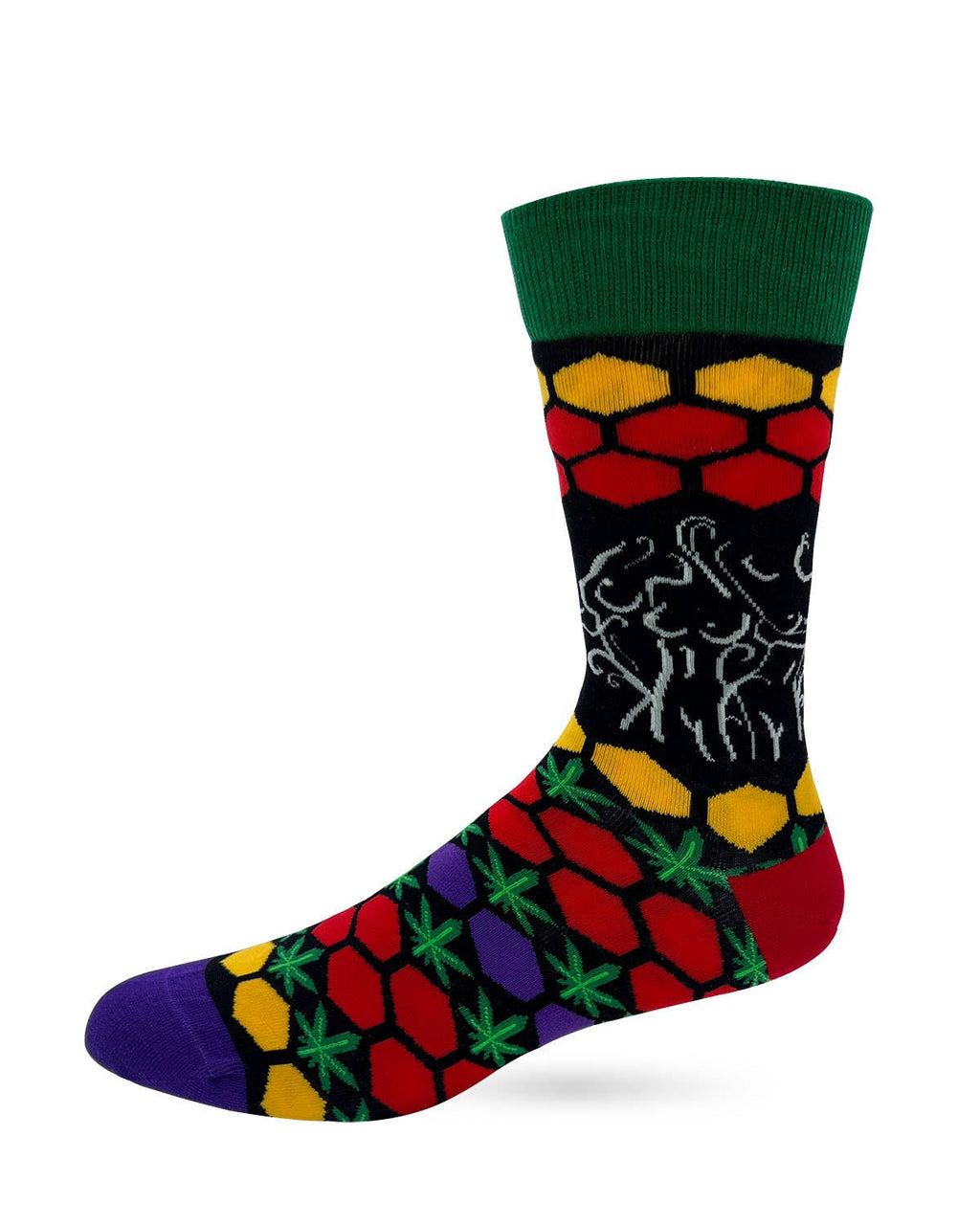 Fabdaz - I Heart Doobies & Boobies Men's Novelty Crew Socks