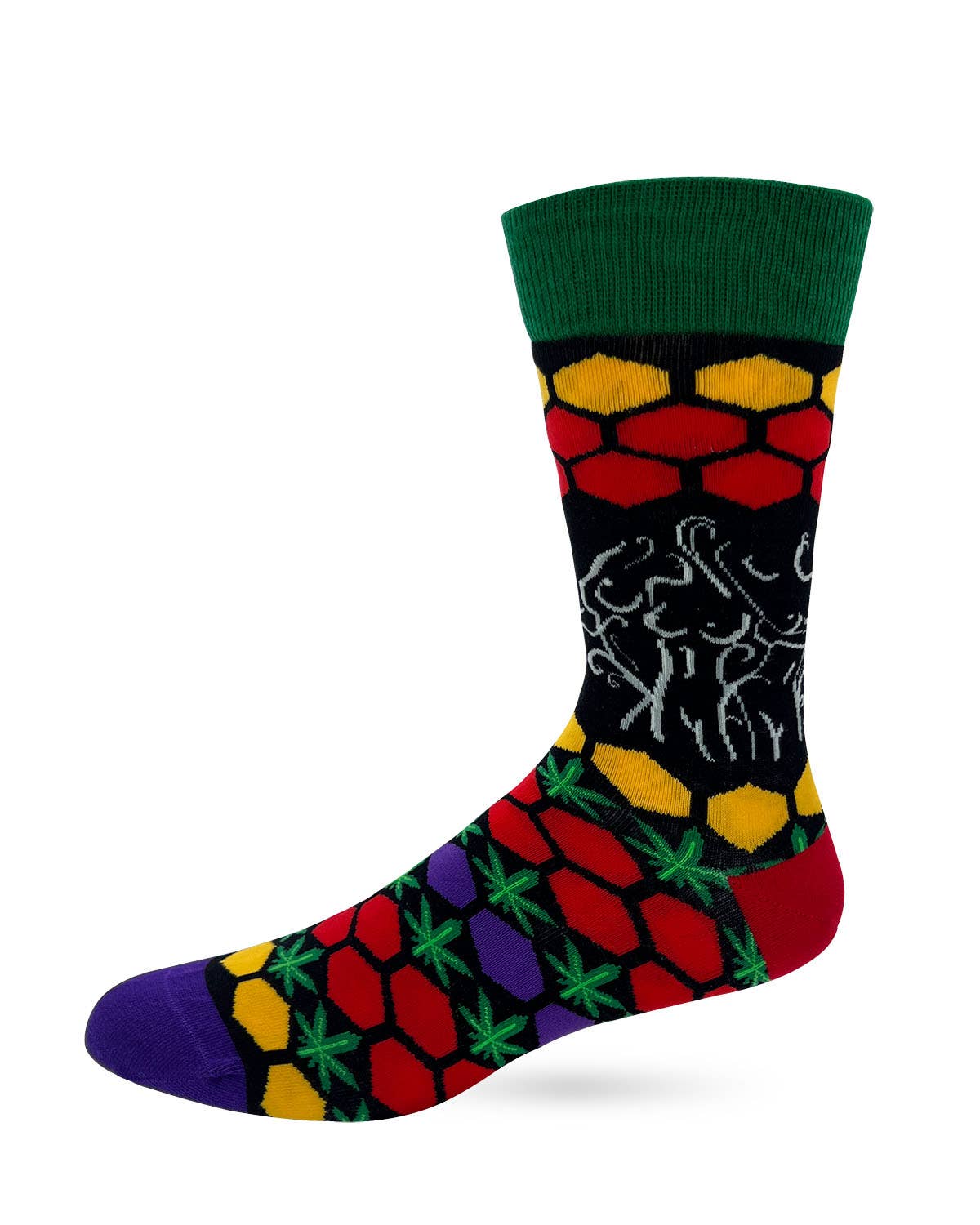 Fabdaz - I Heart Doobies & Boobies Men's Novelty Crew Socks