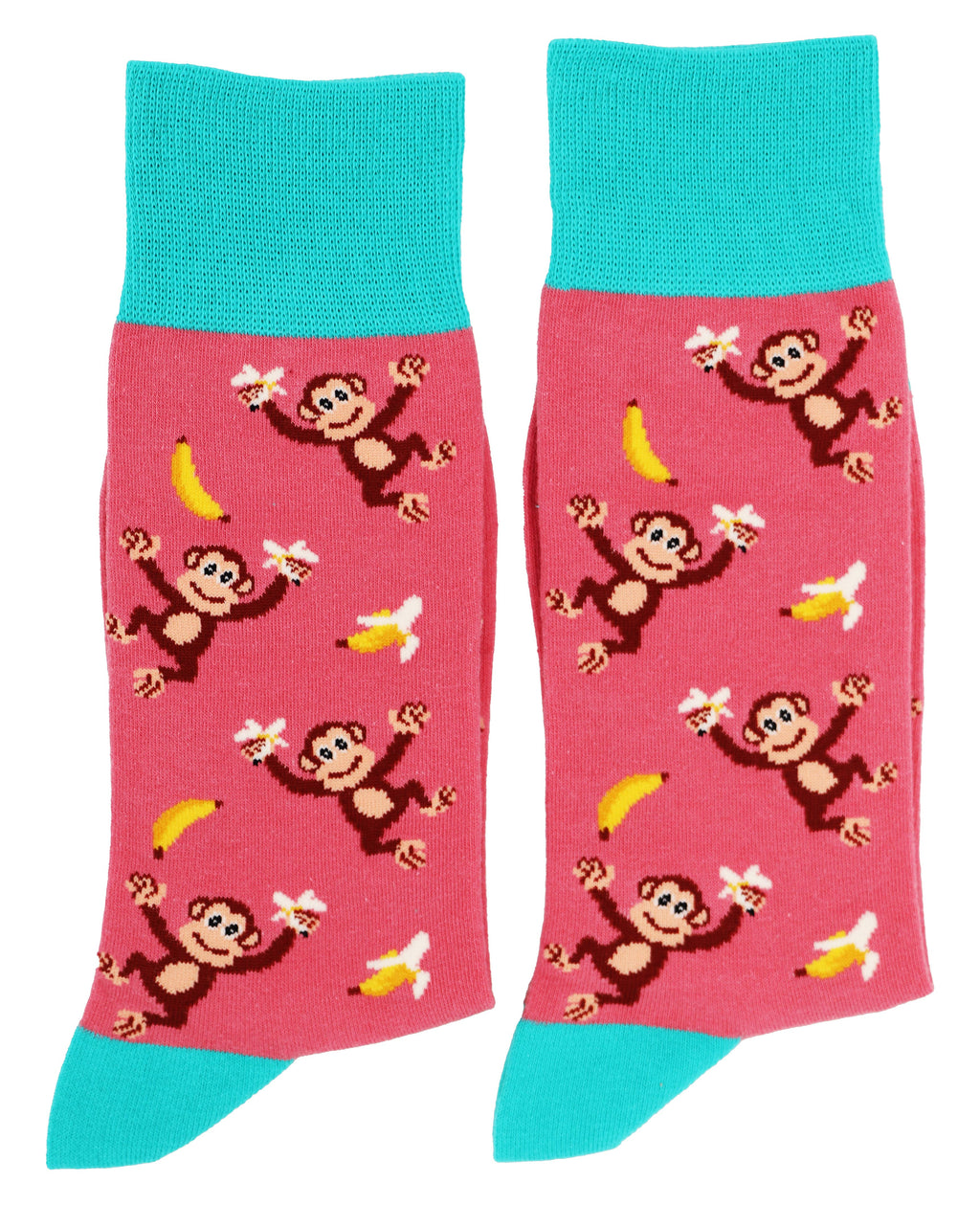 SoXcellent - Monkey Banana Unisex Fun Crew Novelty Funny Socks