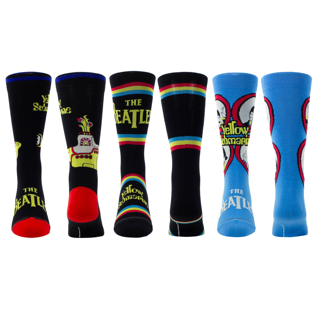 Perri's Socks - Yellow Submarine Gift Box Crew Sock 3 Pack