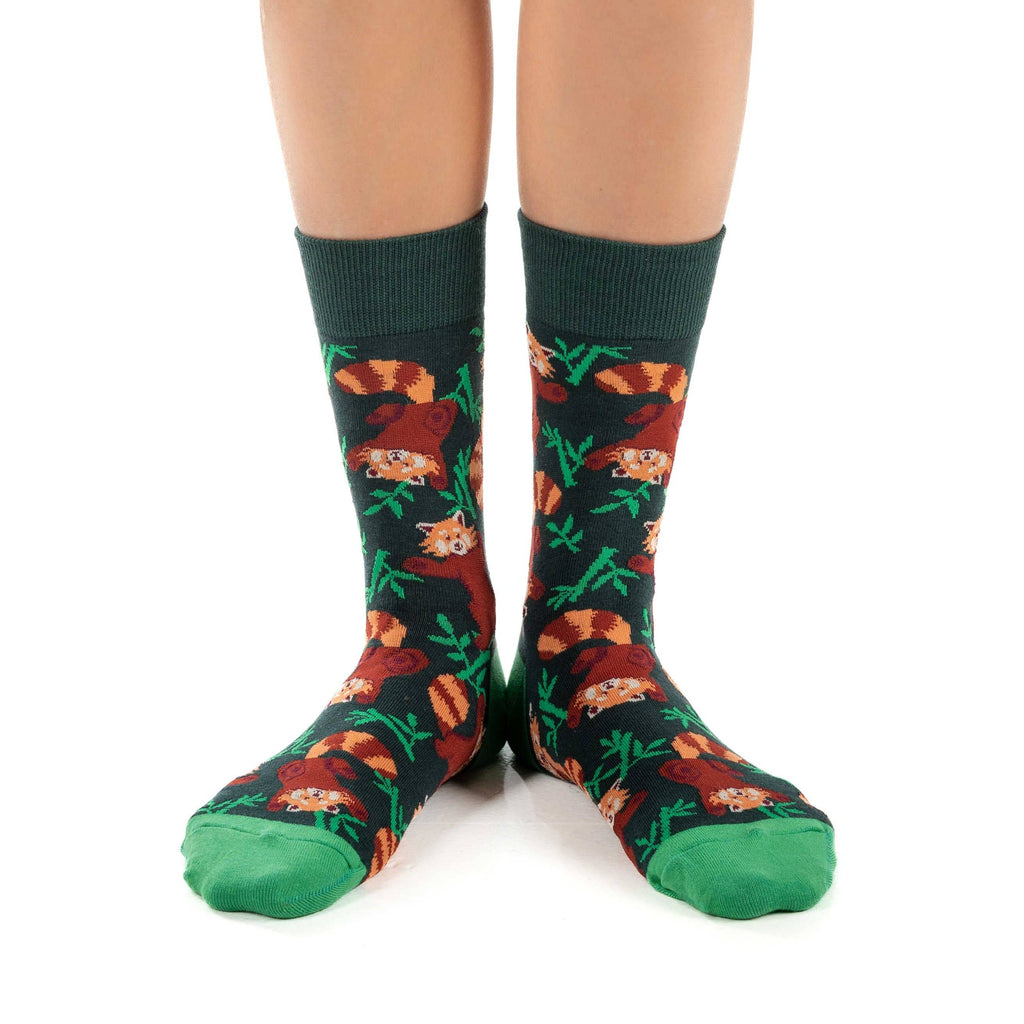 Good Luck Sock - Women's Playful Red Pandas Socks