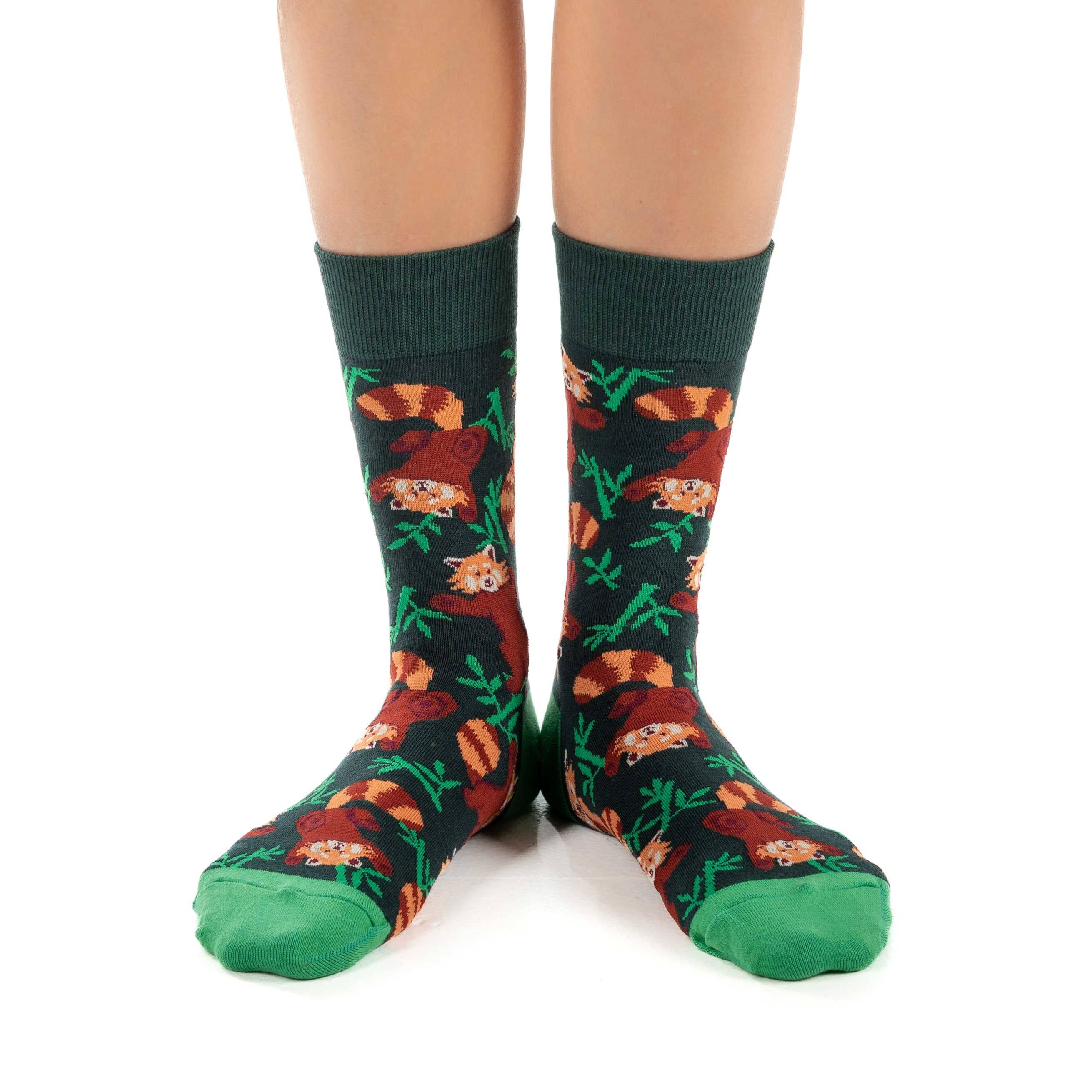 Good Luck Sock - Women's Playful Red Pandas Socks