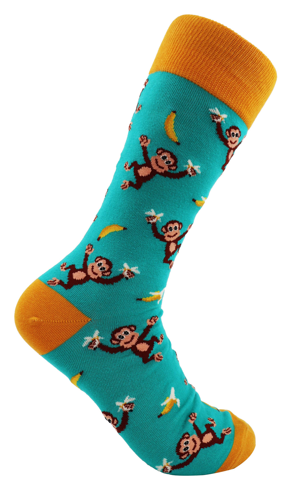 SoXcellent - Monkey Banana Unisex Fun Crew Novelty Funny Socks