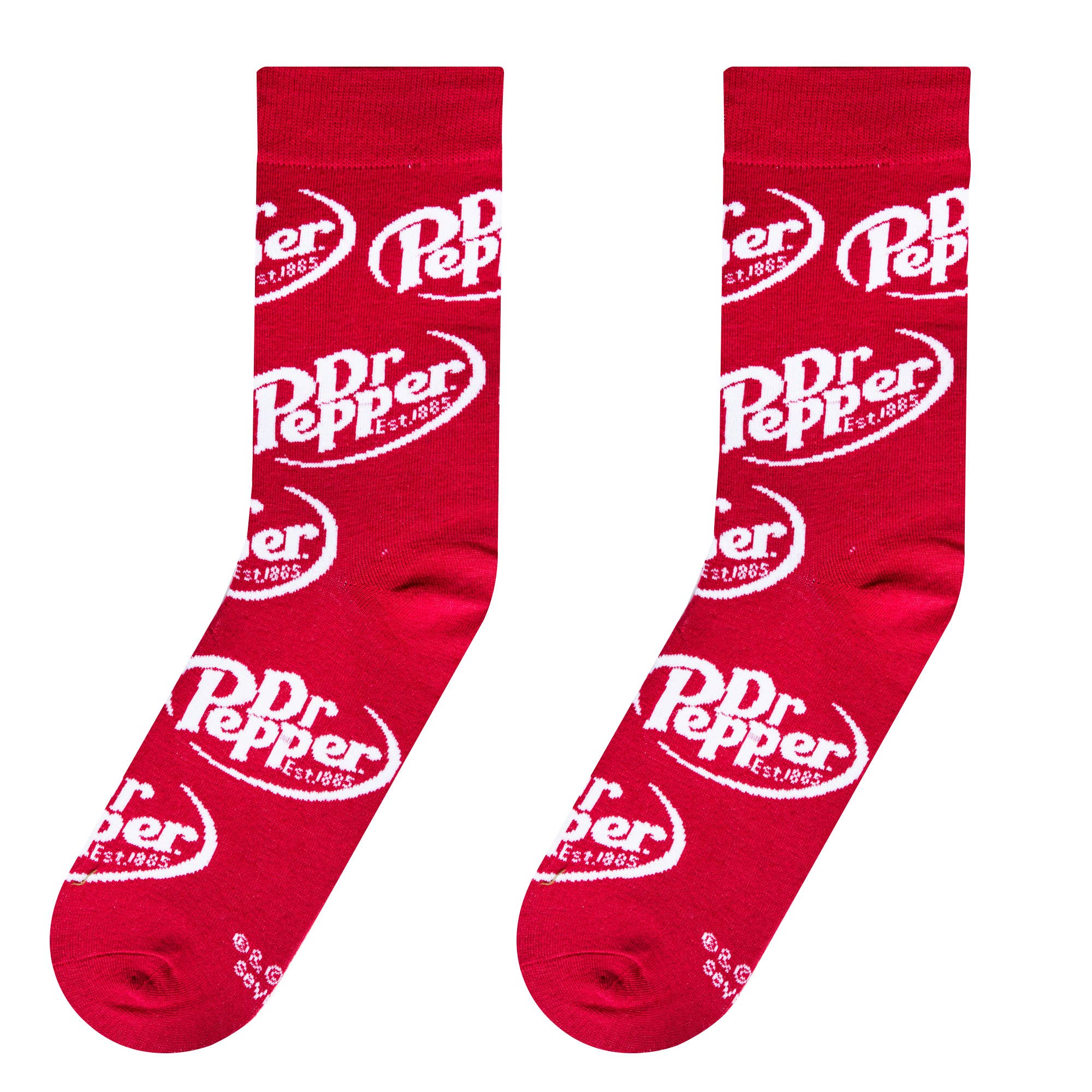 Crazy Socks - Dr Pepper - Mens Crew Folded - Crazy Socks