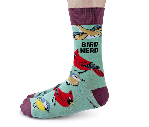 Uptown Sox - Men's - Bird Nerd Socks - For Him