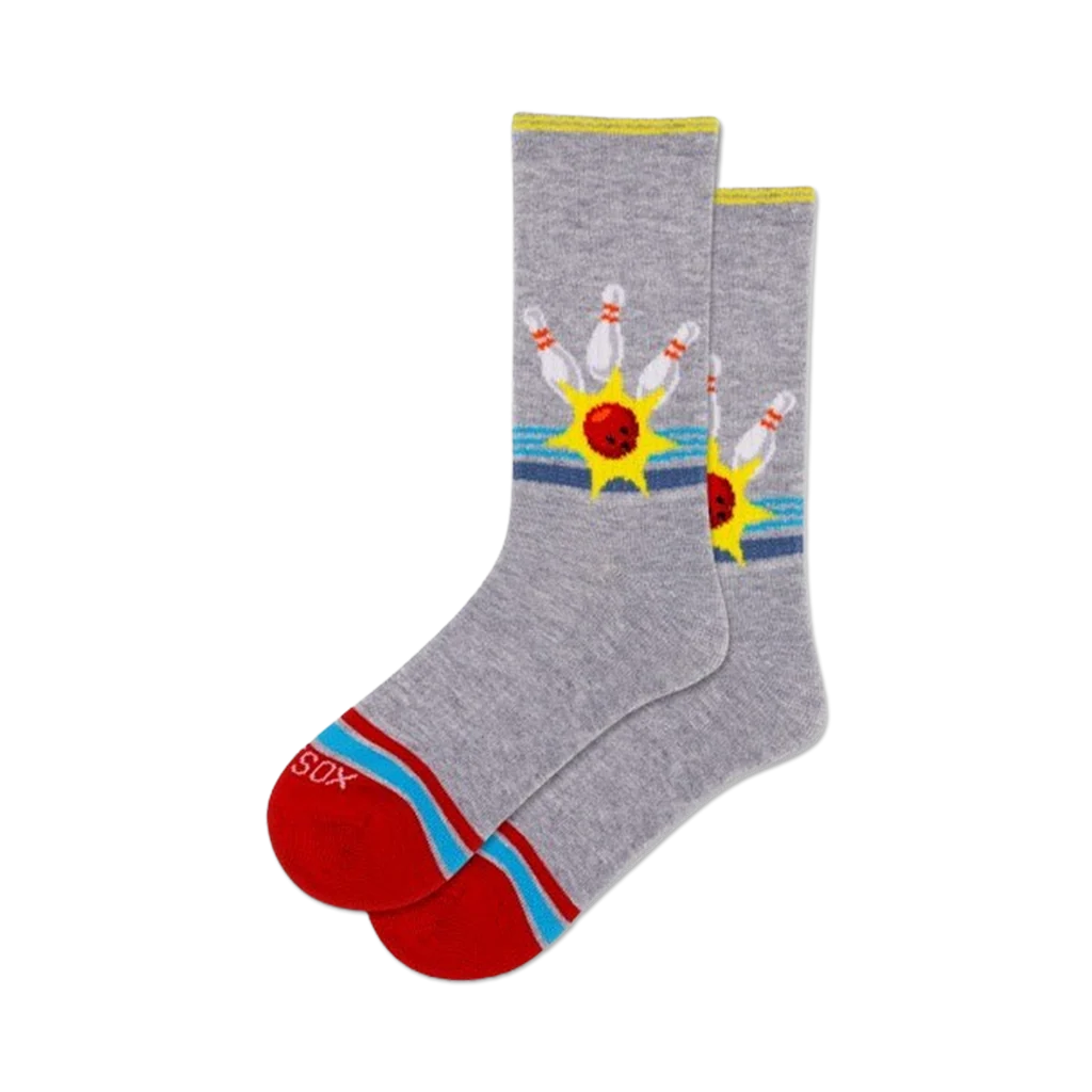 Hot Sox - Women - RETRO BOWLING Crew Socks