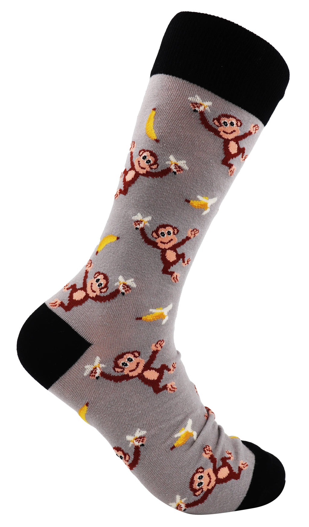 SoXcellent - Monkey Banana Unisex Fun Crew Novelty Funny Socks