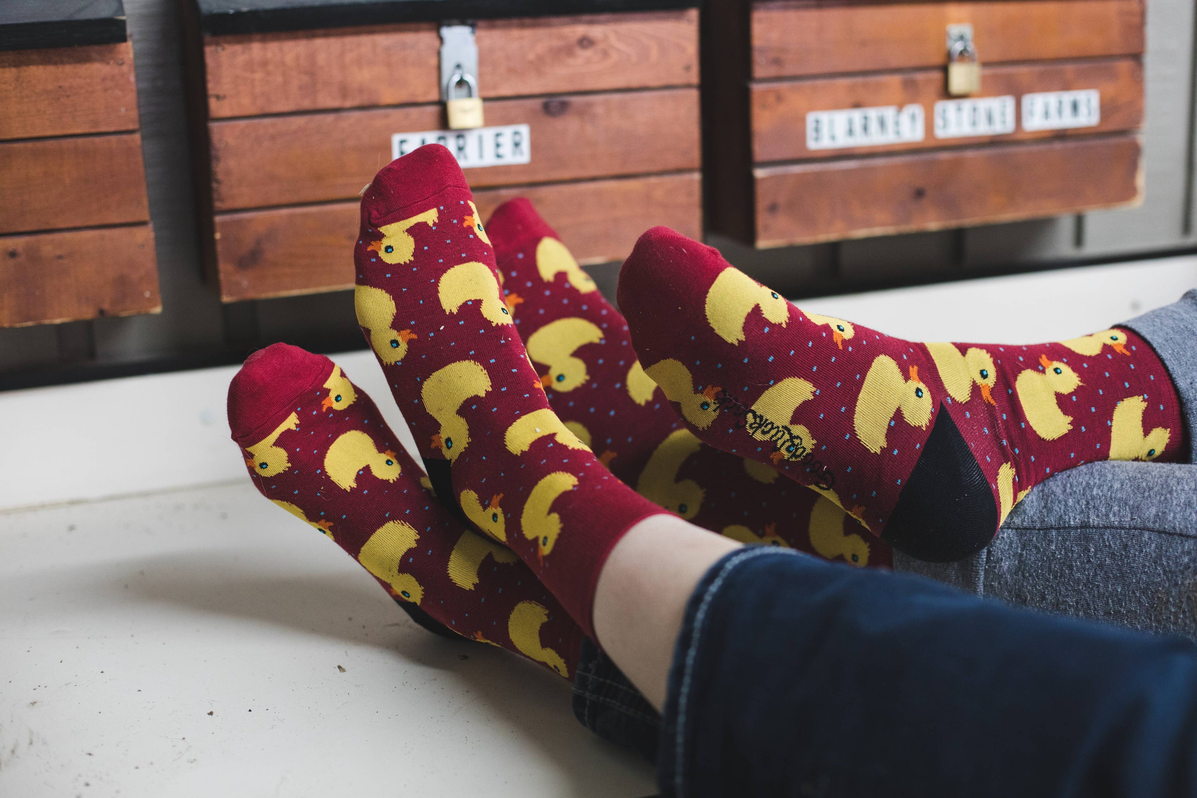 Good Luck Sock - Men's Rubber Ducks Socks
