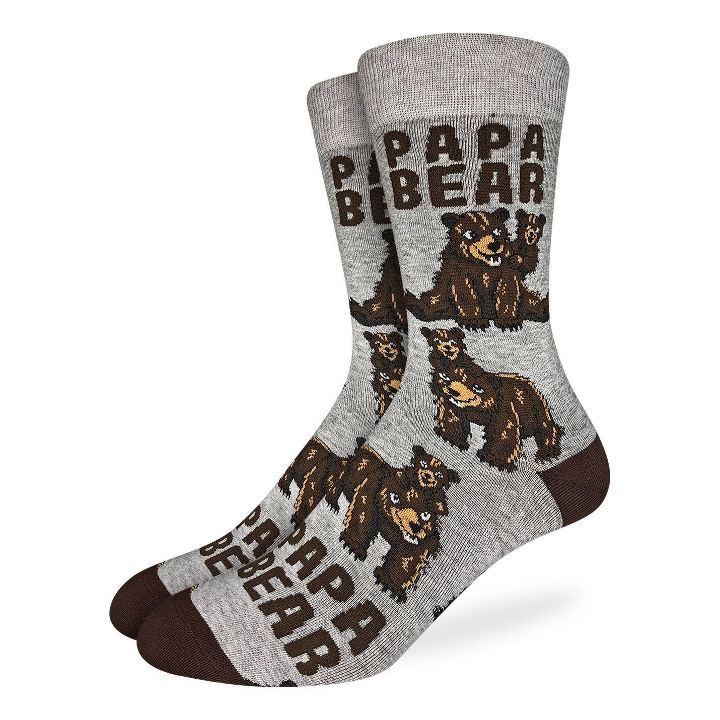 Good Luck Sock - Men's Big & Tall Papa Bear Socks