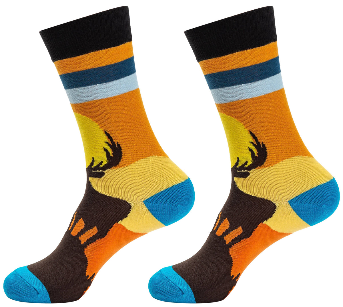 Imagine Imports - Ladies Cotton Dress Socks - DUSK STAG