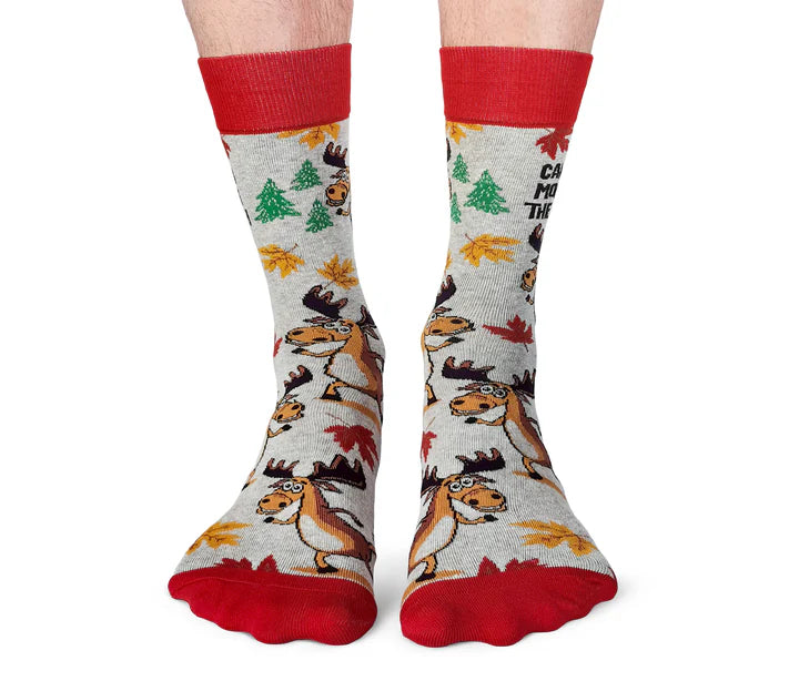 Uptown Sox - Men's - Canadian Moose Socks - For Him