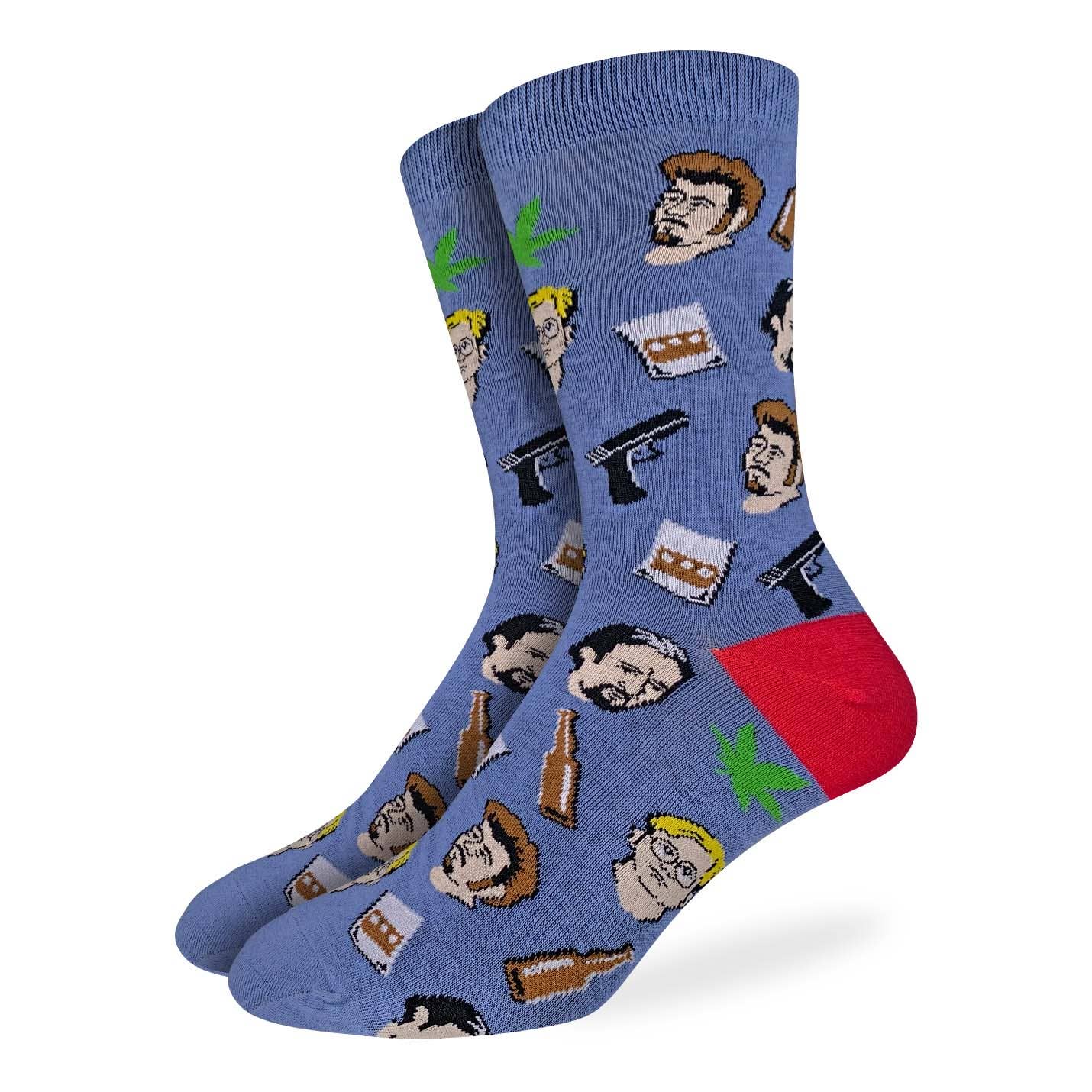 Good Luck Sock - Men's Trailer Park Boys, Faces Socks