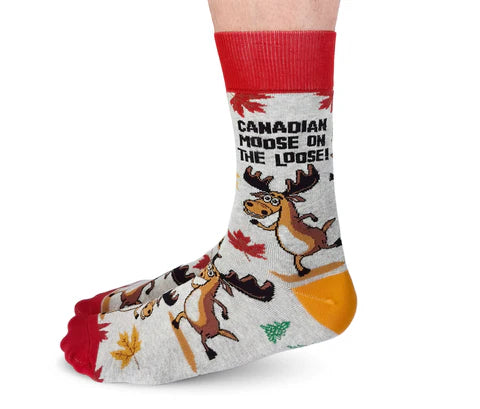 Uptown Sox - Men's - Canadian Moose Socks - For Him