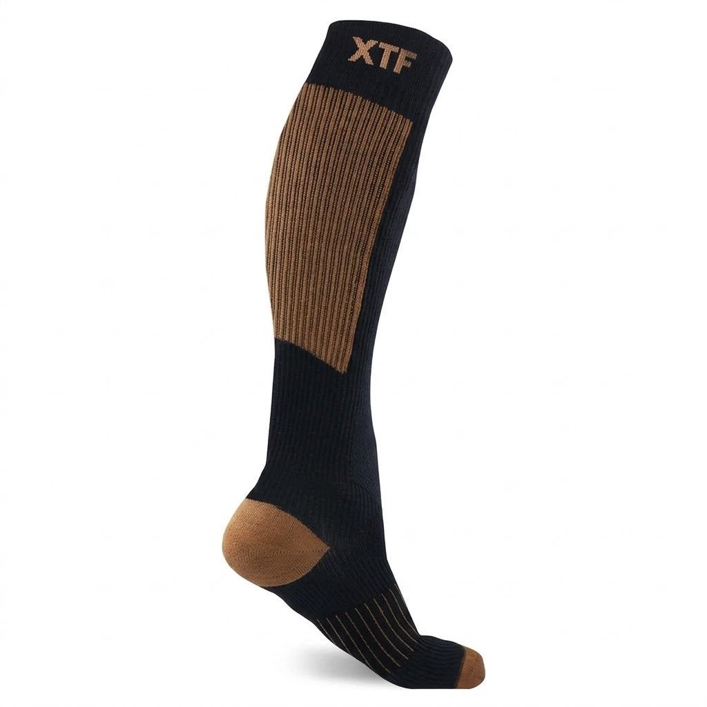 Extreme Fit - COPPER-INFUSED COMPRESSION SOCKS- Men's (2XL)