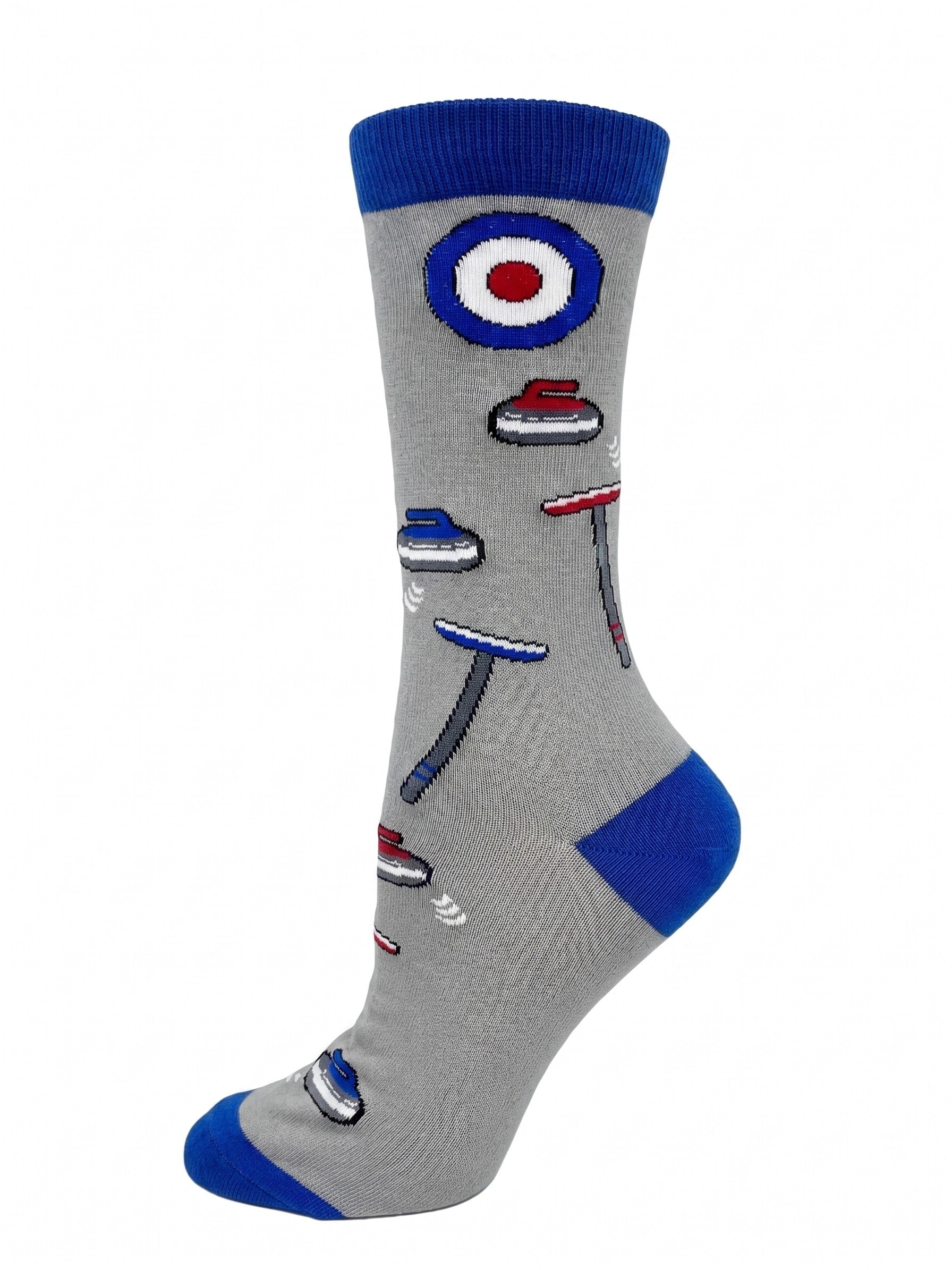 CRAZY TOES - LADIES - CURLING Crew Socks