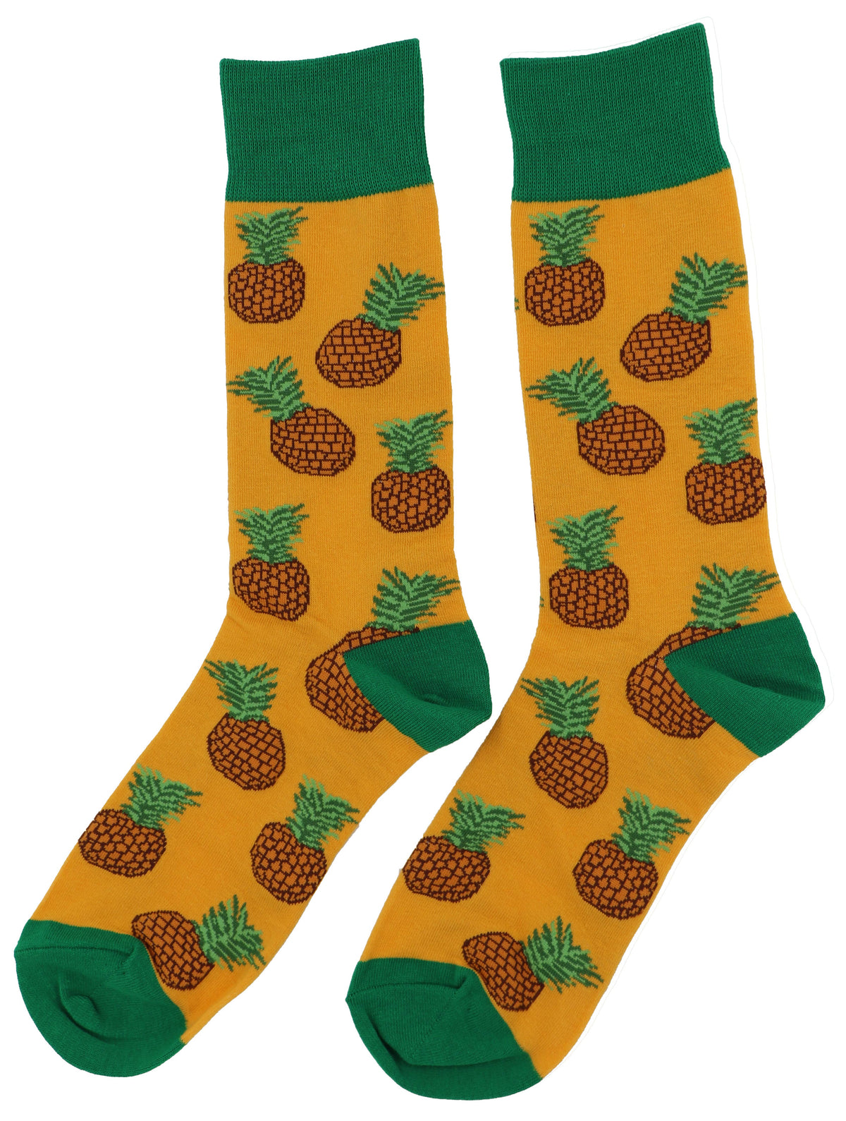 SoXcellent - Pineapple Unisex Novelty Socks - M - Yellow