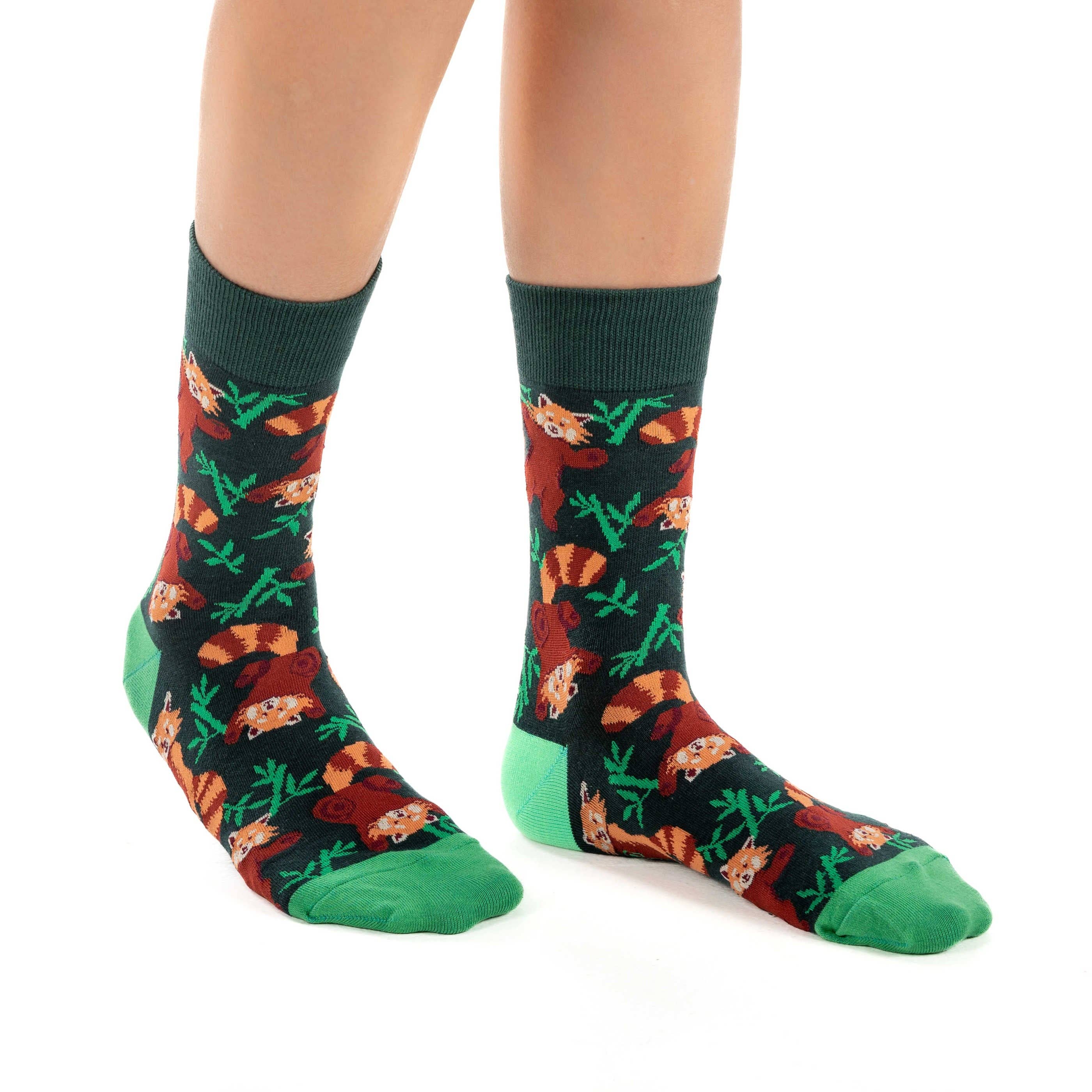 Good Luck Sock - Women's Playful Red Pandas Socks