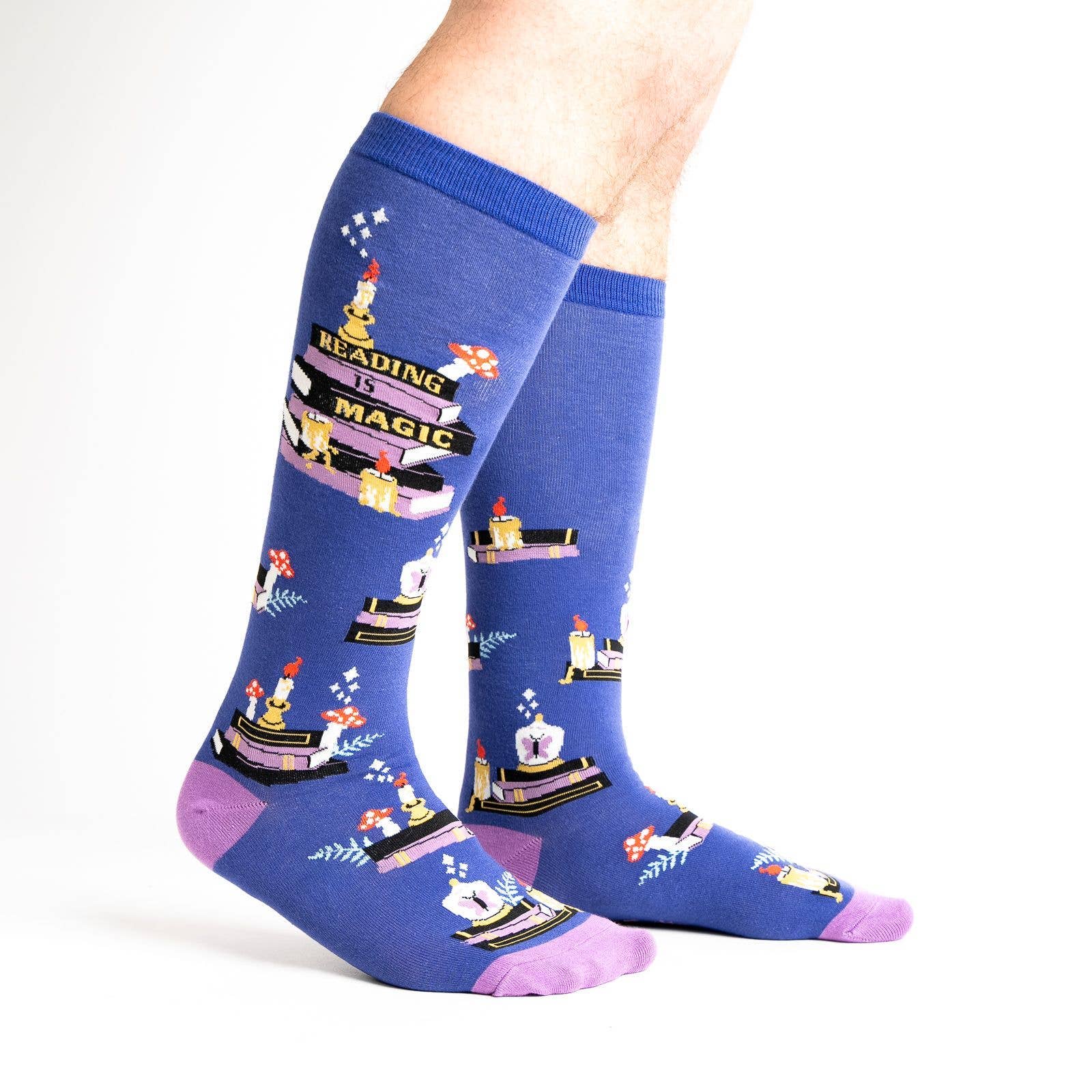 Sock it to Me - Stretch-It Knee High Sock: Reading Is Magic
