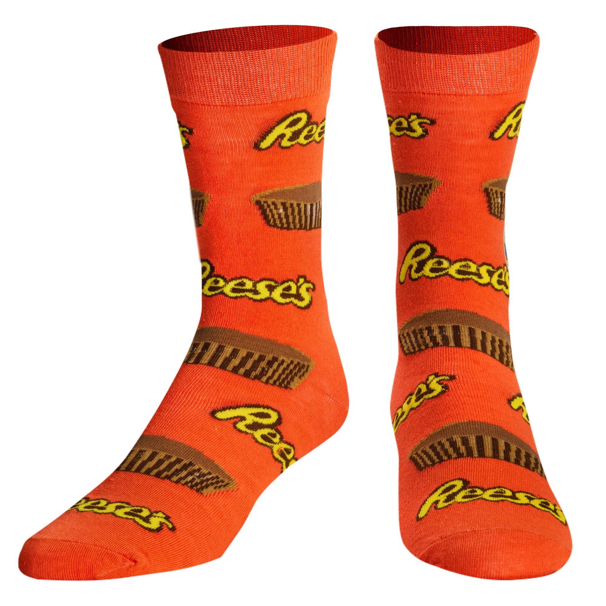 Crazy Socks - Reese's Cups  - Mens Crew Folded - Crazy Socks