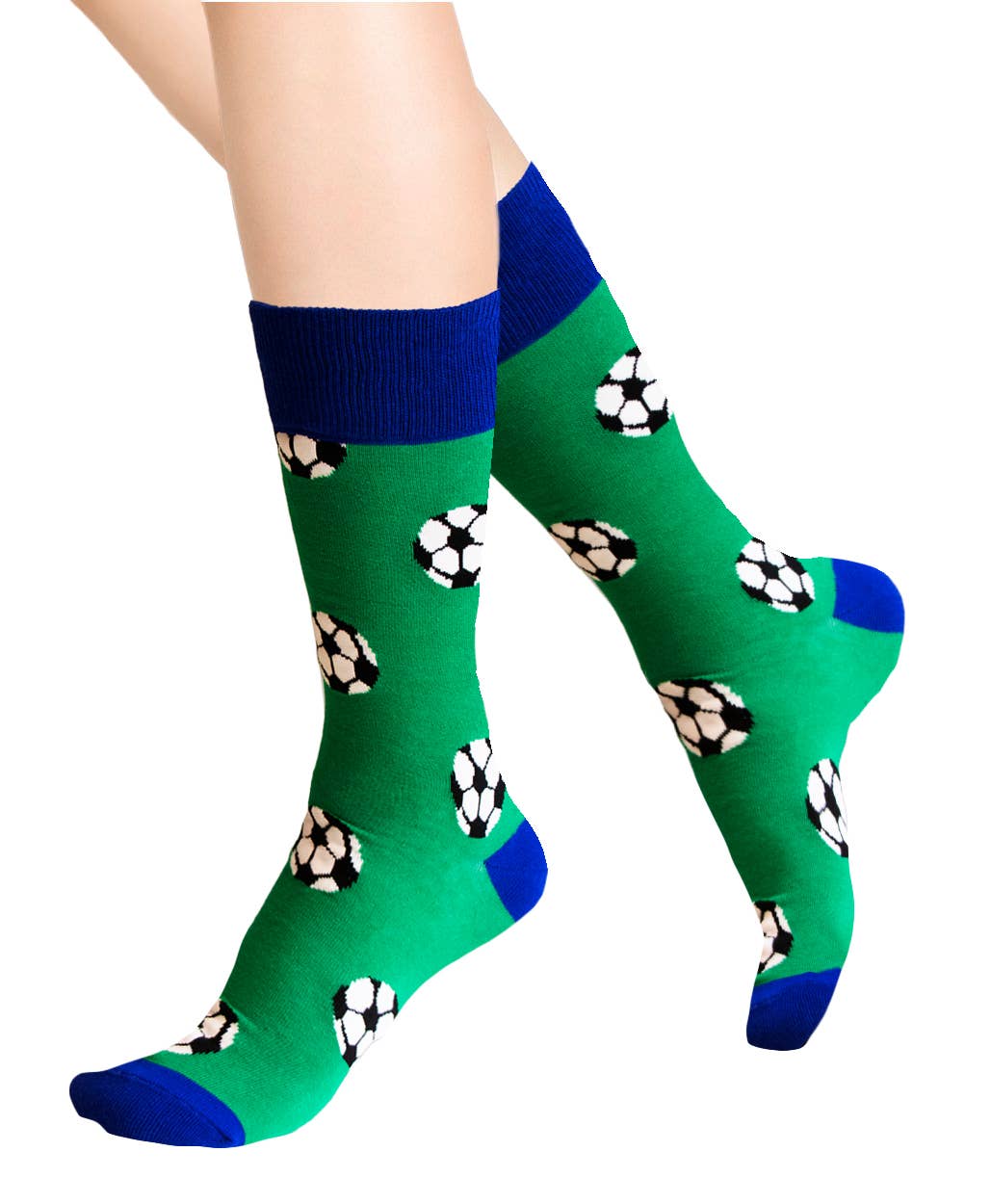 SoXcellent - Soccer Sport Unisex Fun Crew Novelty Funny Socks - S