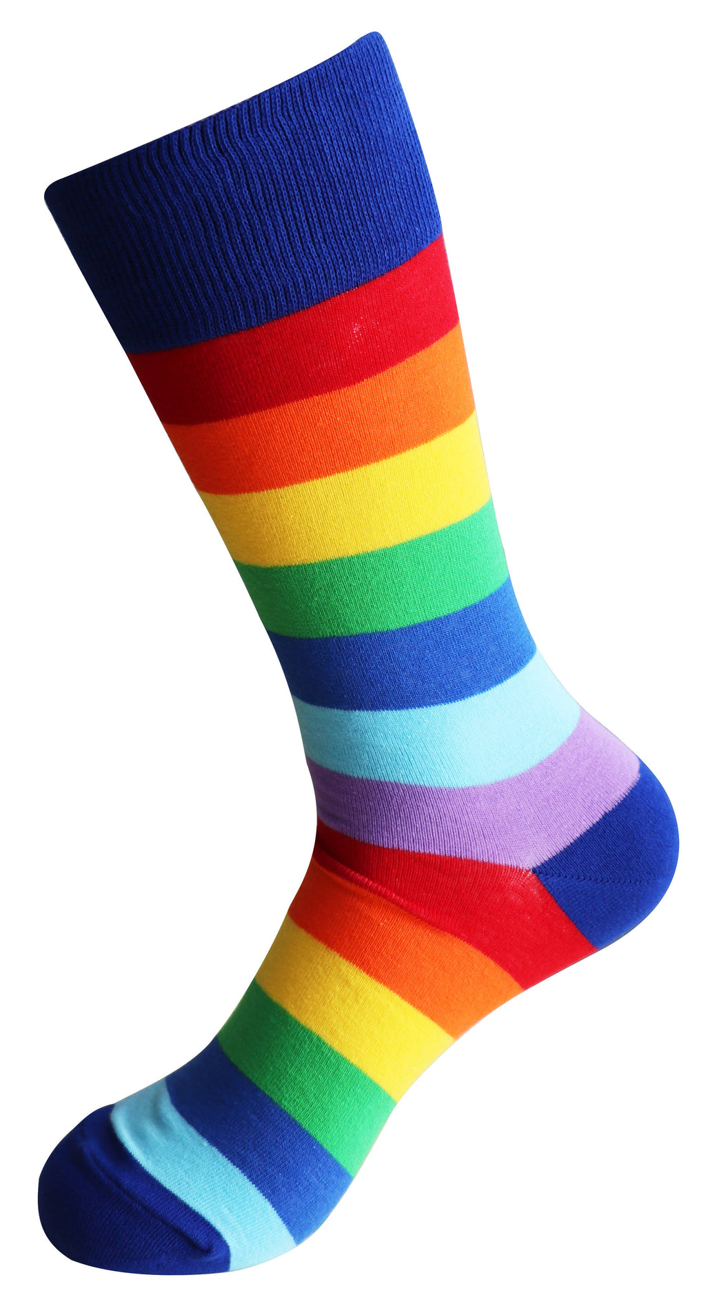 SoXcellent - Rainbow Color Stripes Love Unisex Socks - S