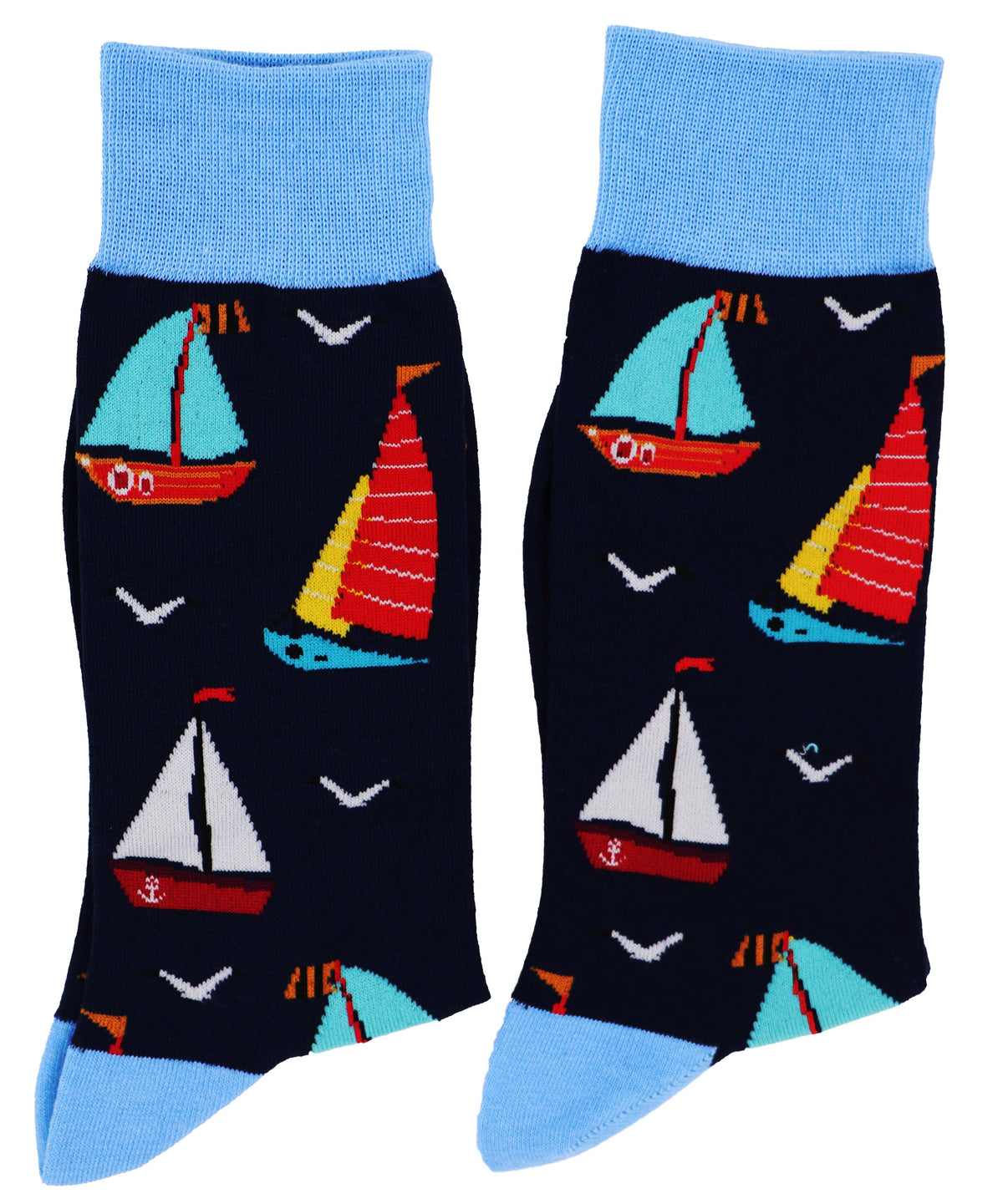 SoXcellent - Sailing Boat Unisex Fun Crew Novelty Funny Socks - M