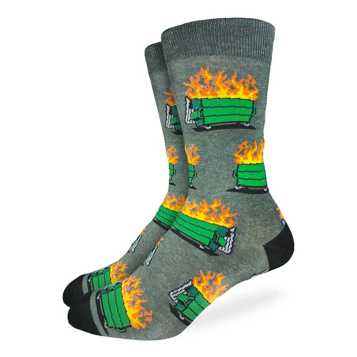 Good Luck Sock - Men's Dumpster Fire Socks