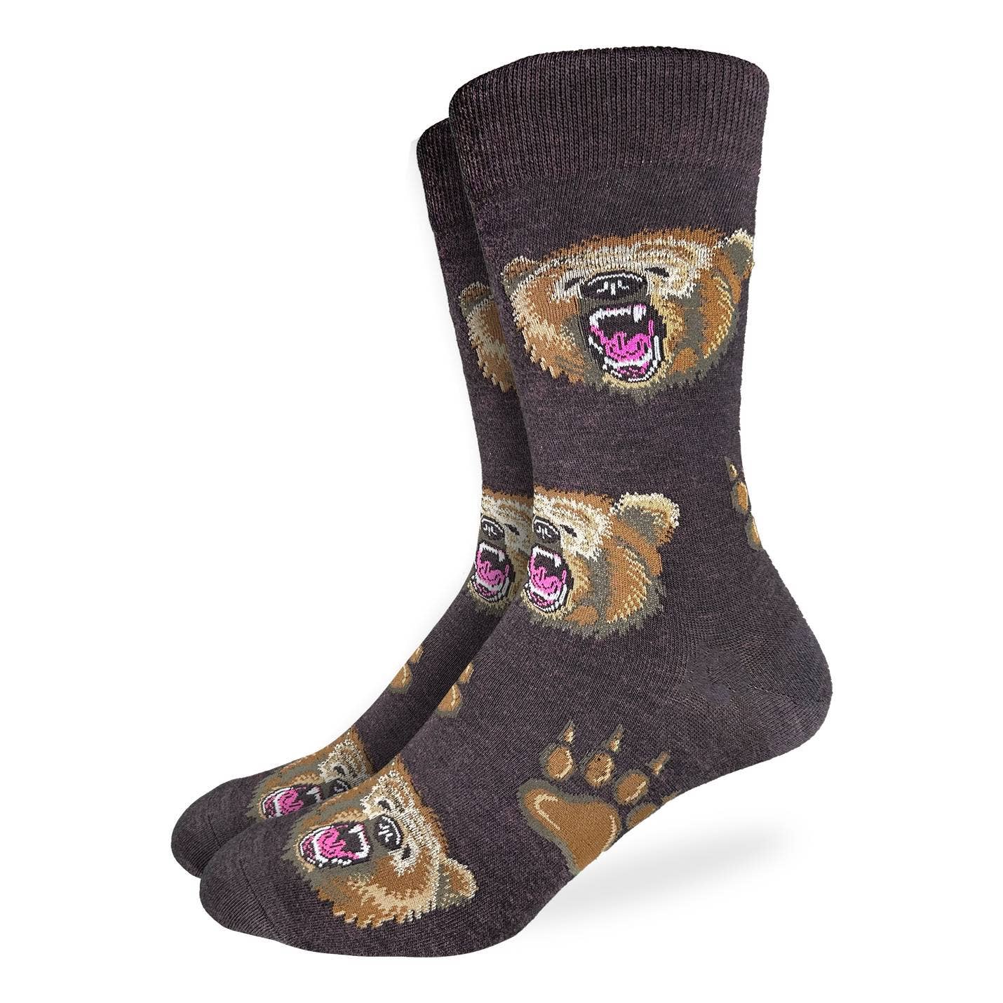 Good Luck Sock - Men's Big & Tall Grizzly Bears Socks