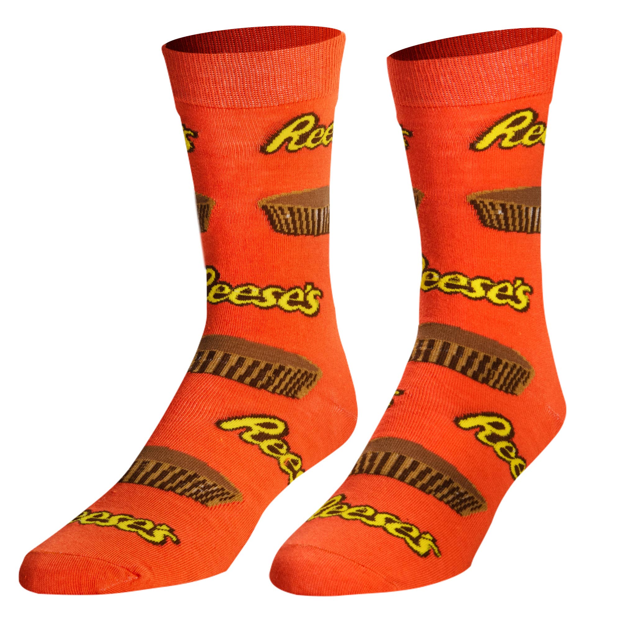Crazy Socks - Reese's Cups  - Mens Crew Folded - Crazy Socks