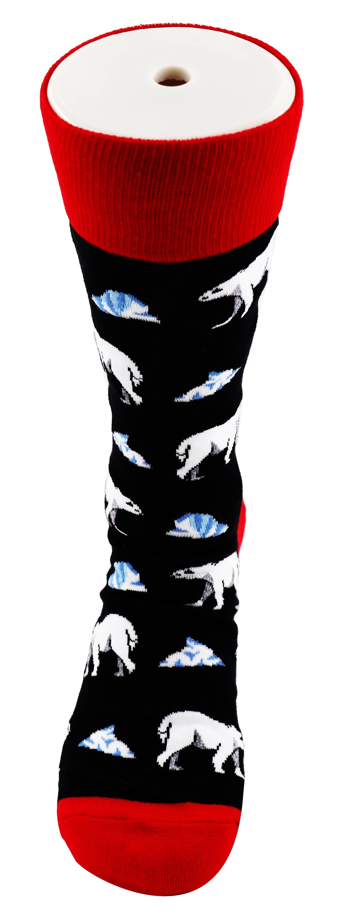 SoXcellent - Polar Bear Animal Unisex Fun Casual Pattern Funny Socks - M